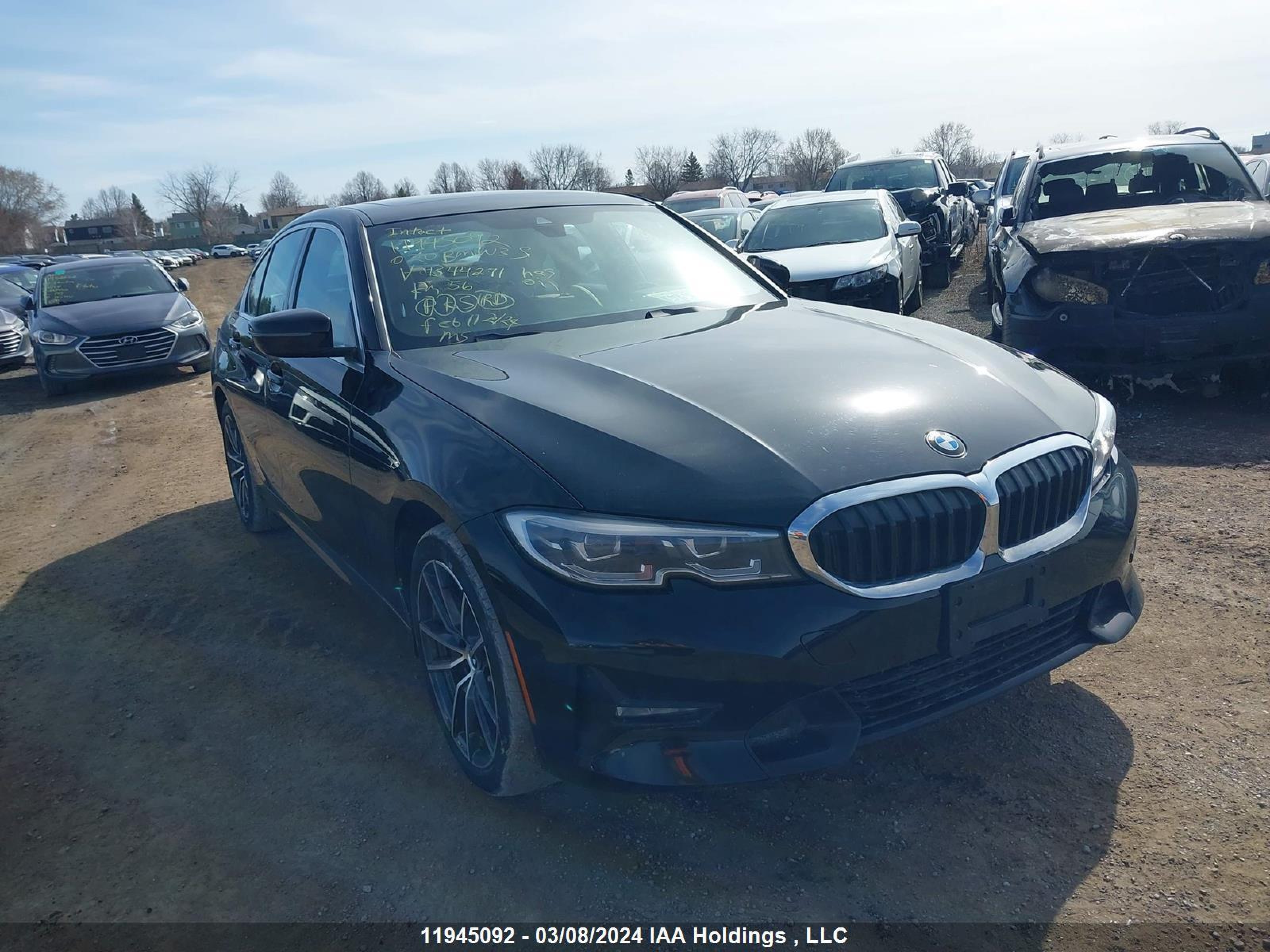 BMW 3ER 2020 3mw5r7j00l8b44271