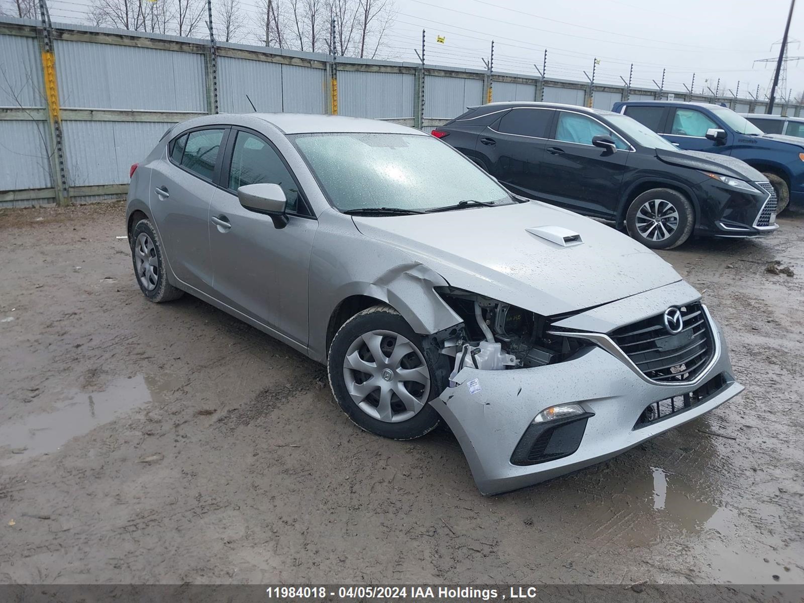 MAZDA 3 2015 3mzbm1k73fm129382