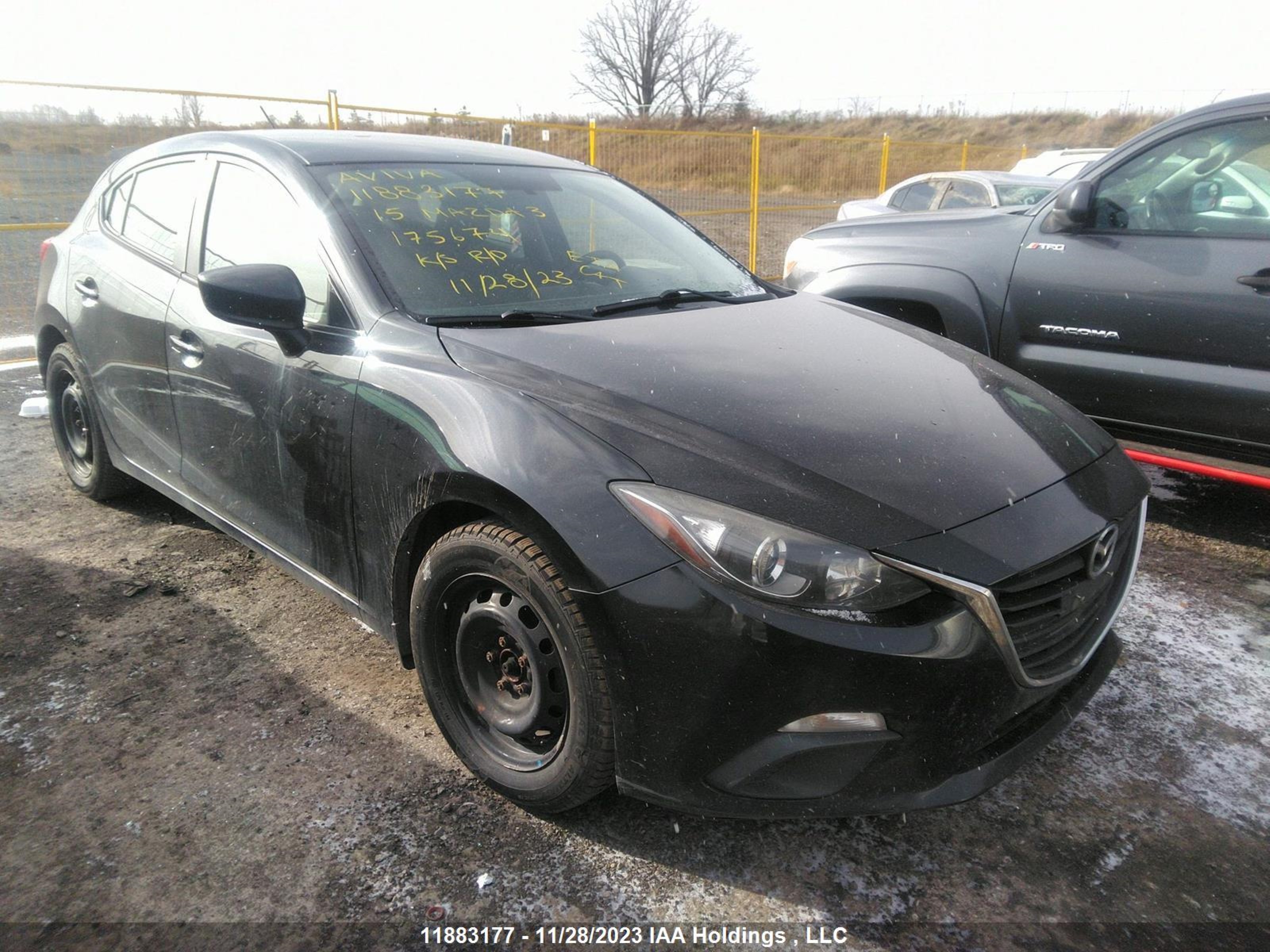 MAZDA 3 2015 3mzbm1k74fm175674