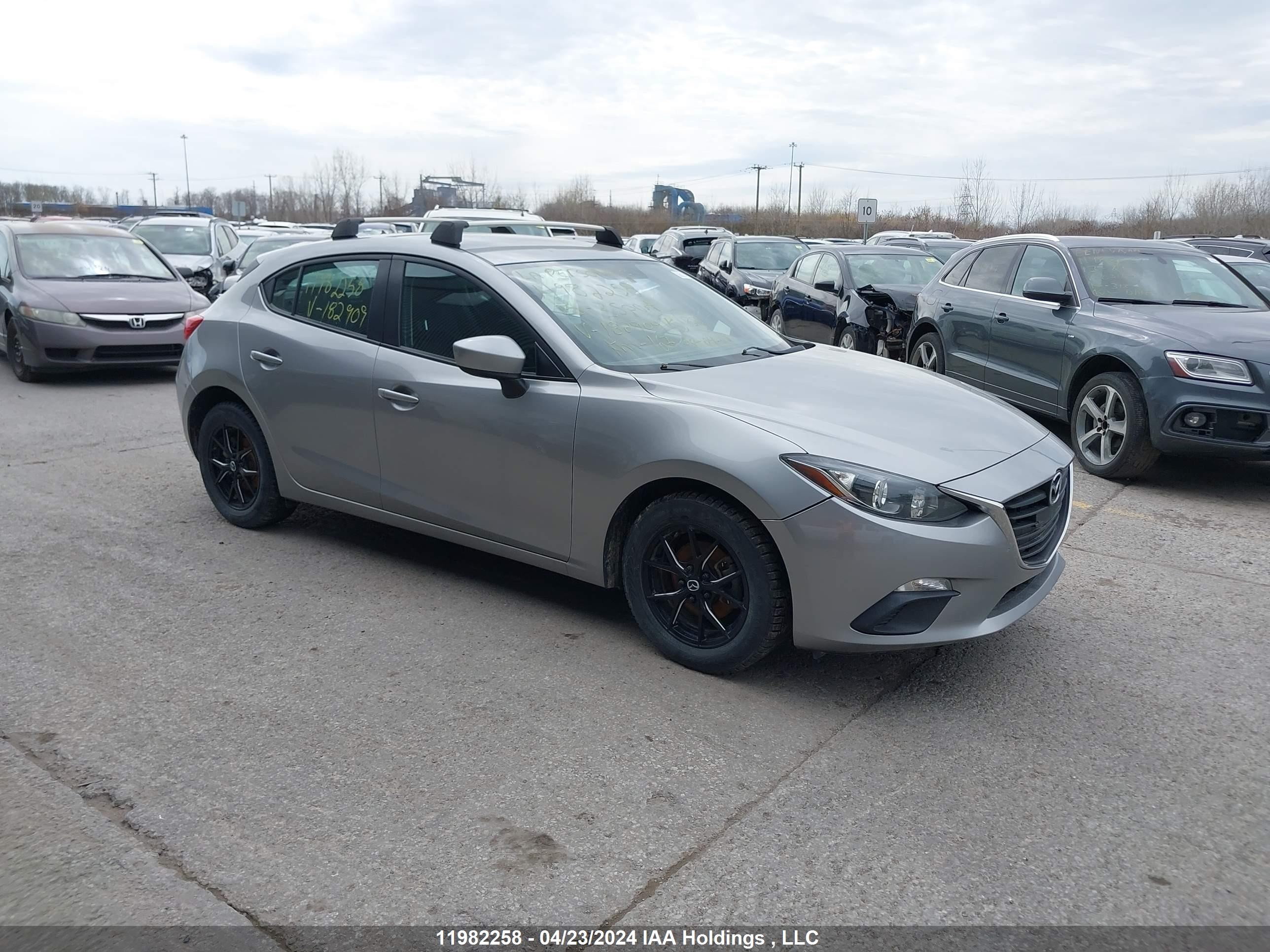 MAZDA 3 2015 3mzbm1k77fm182909