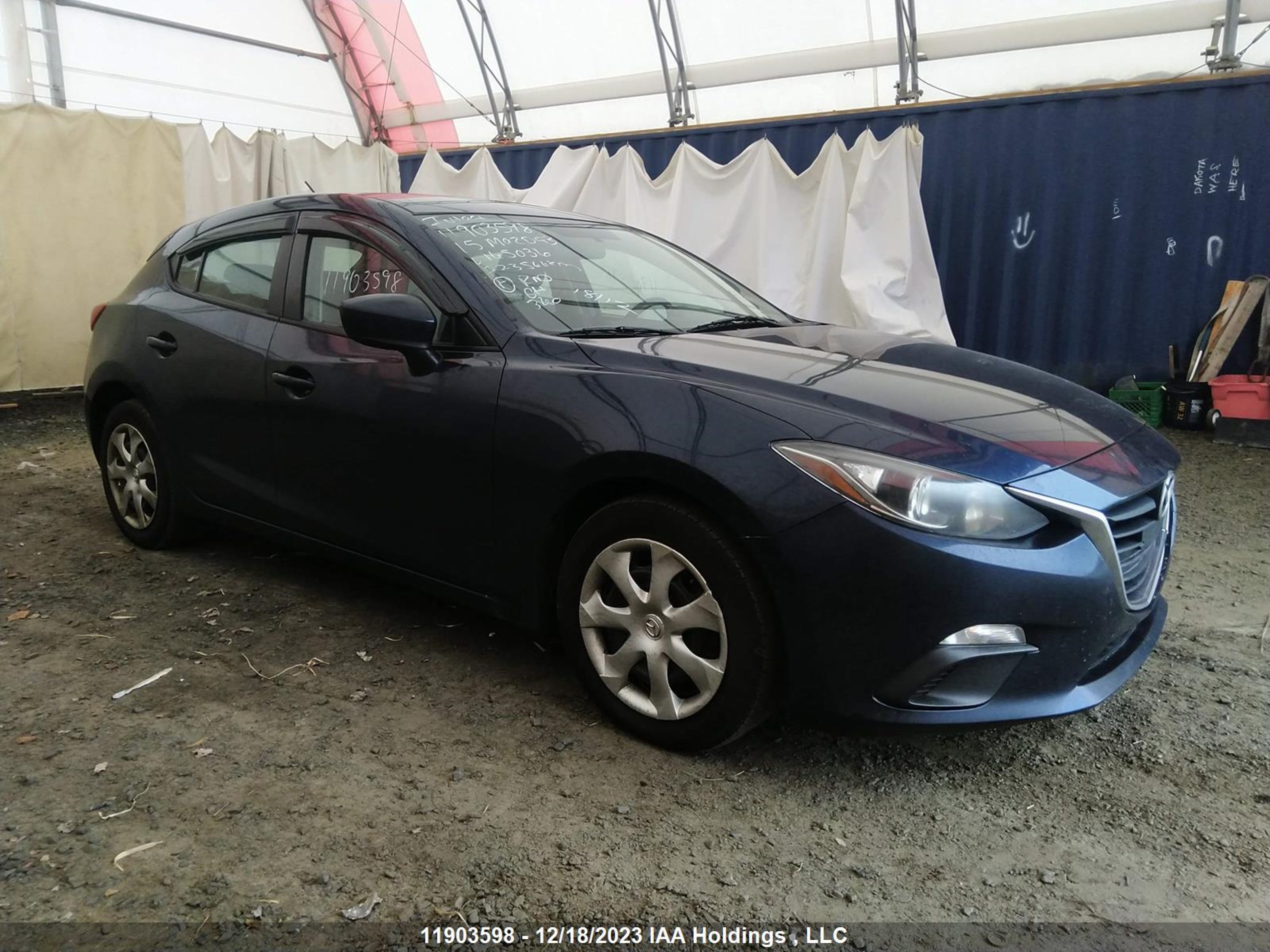 MAZDA 3 2015 3mzbm1k7xfm165036