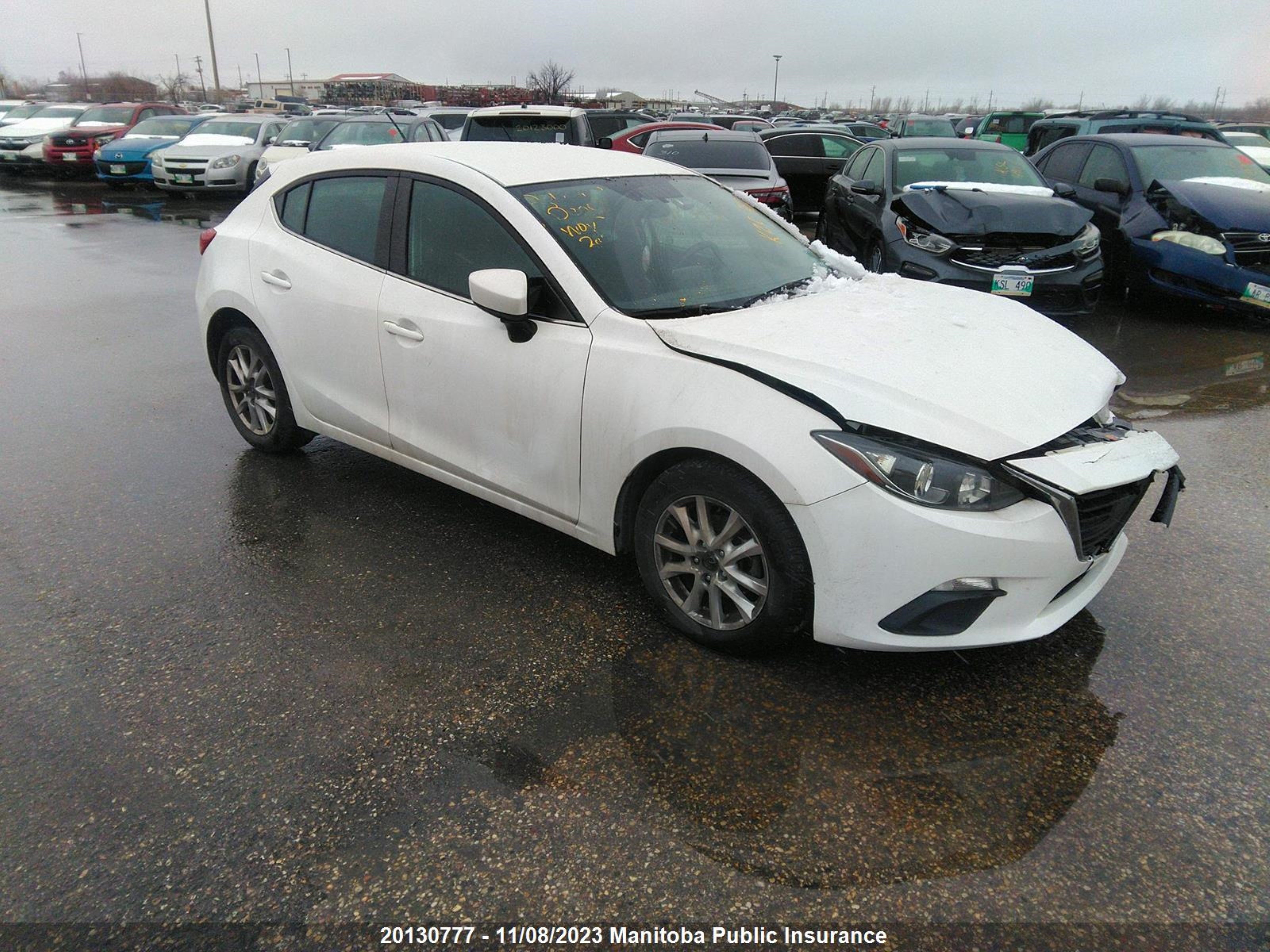 MAZDA 3 2015 3mzbm1l72fm215104