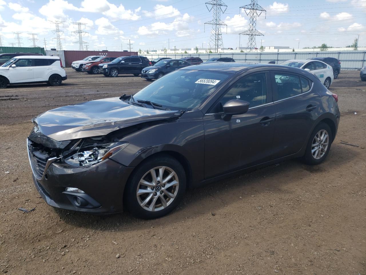 MAZDA 3 2015 3mzbm1l73fm220375