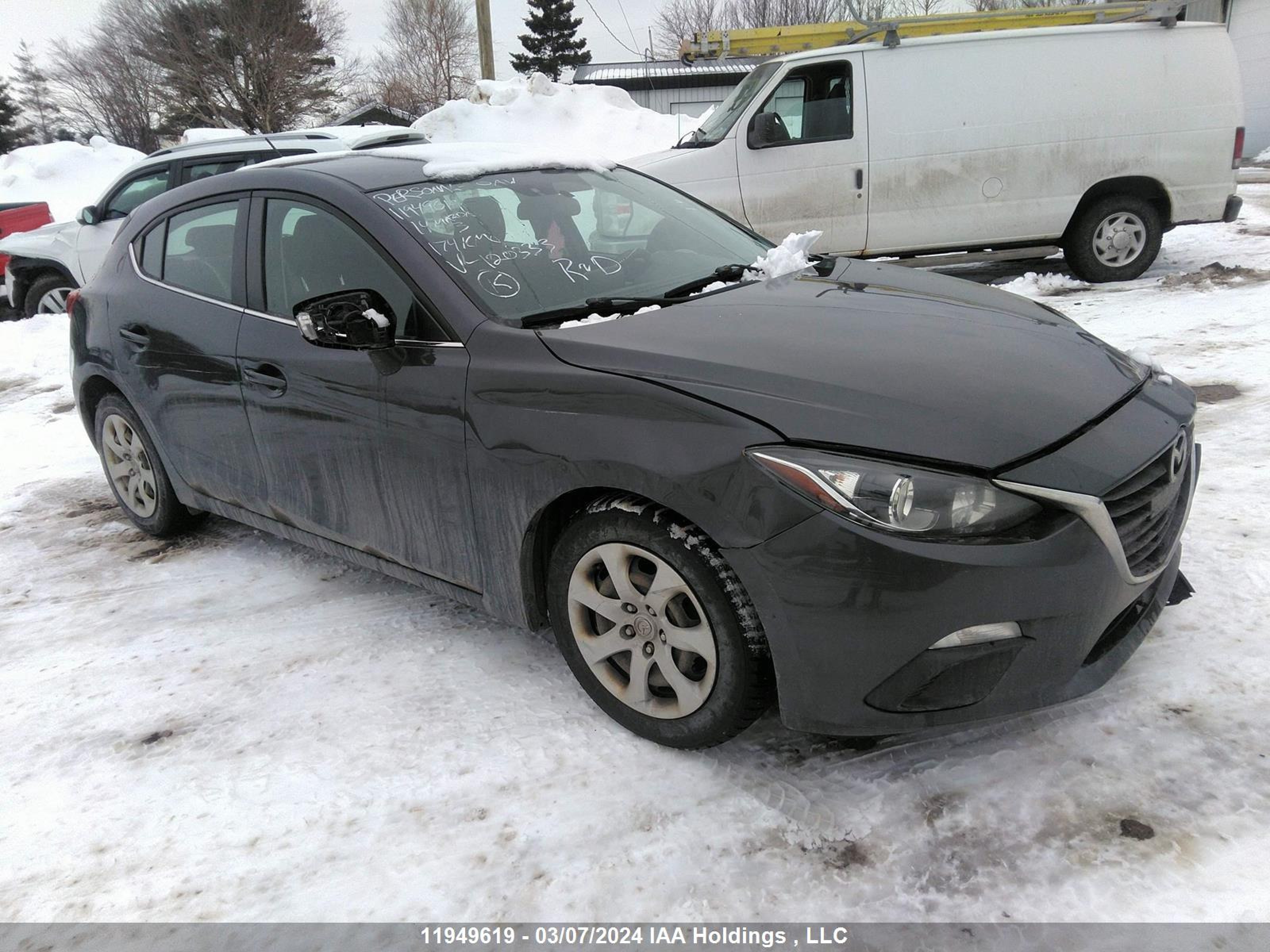 MAZDA 3 2014 3mzbm1l74em120333