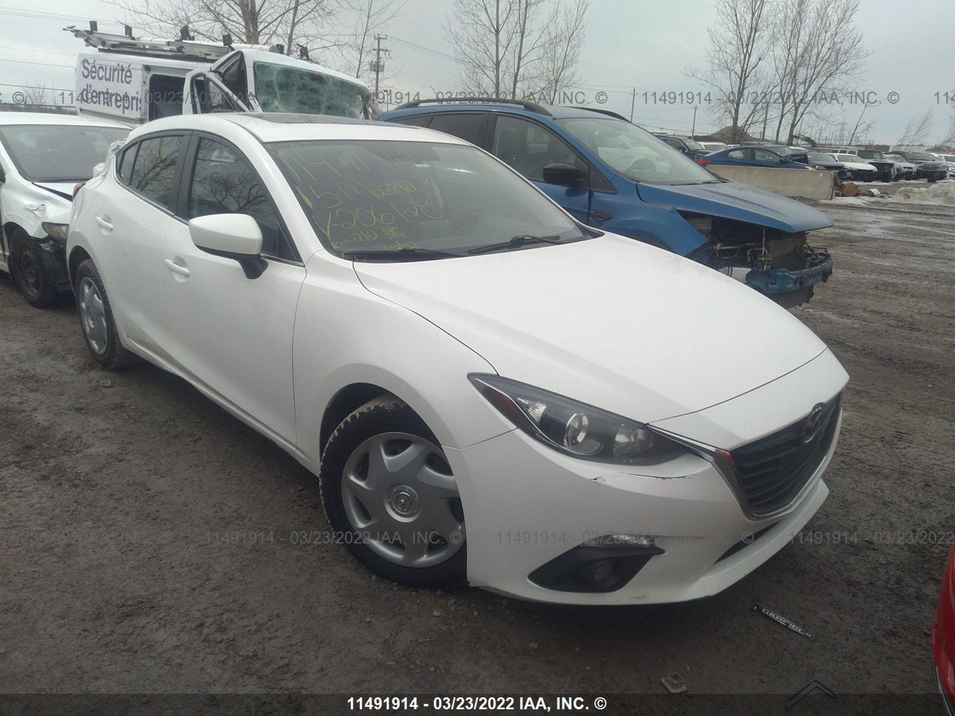 MAZDA 3 2015 3mzbm1l74fm206128