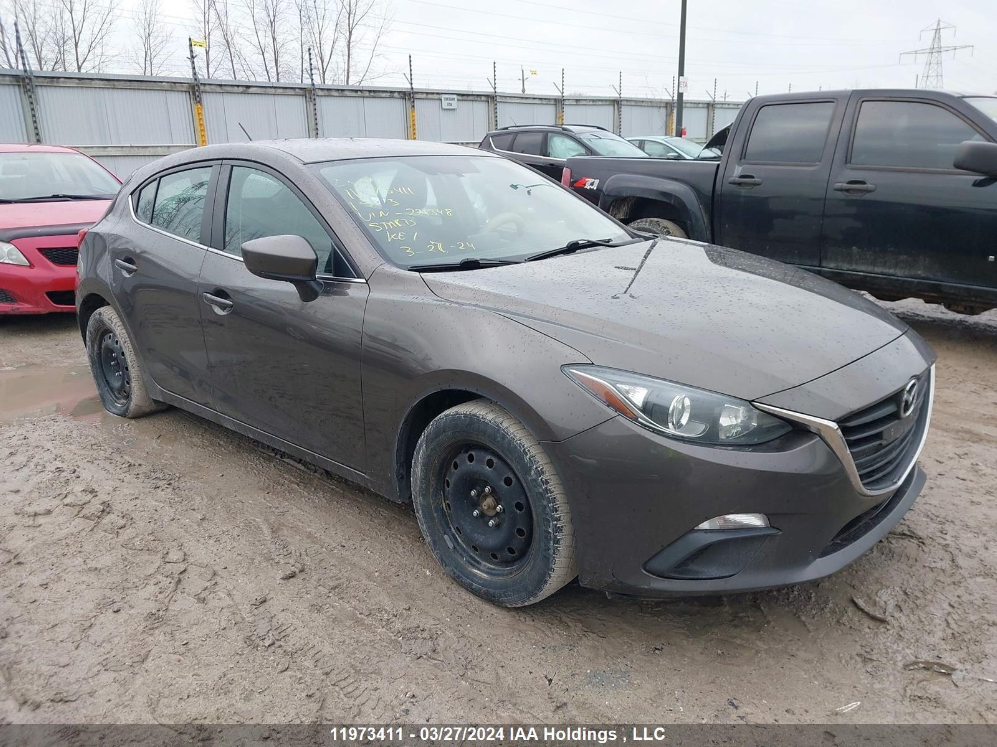 MAZDA 3 2015 3mzbm1l75fm221348