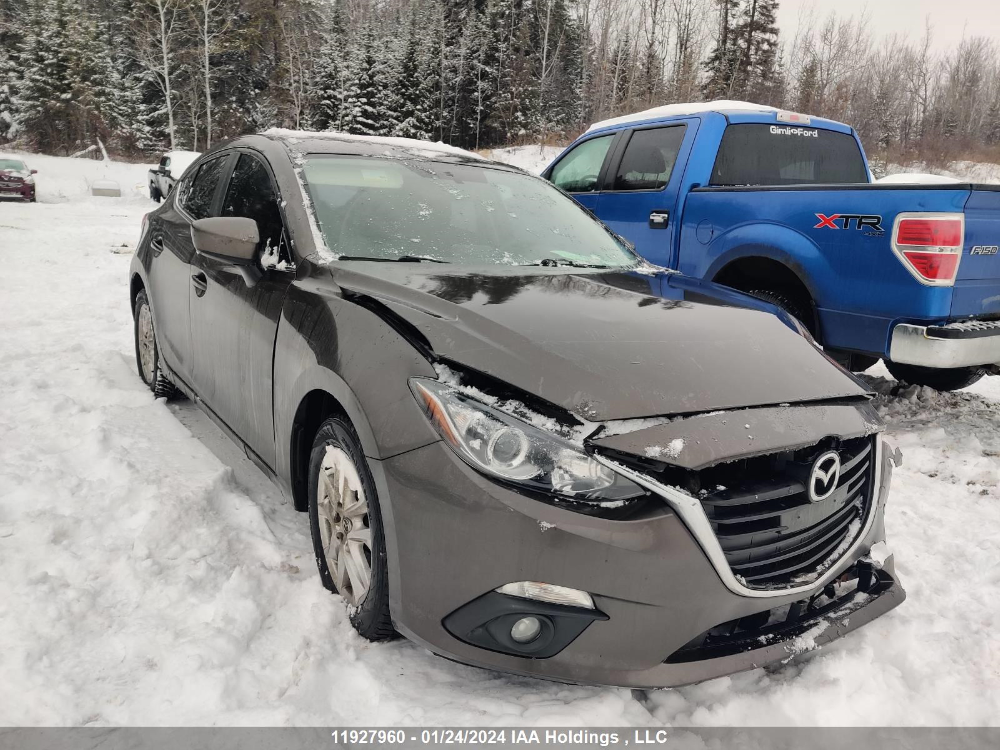 MAZDA 3 2015 3mzbm1l76fm204624