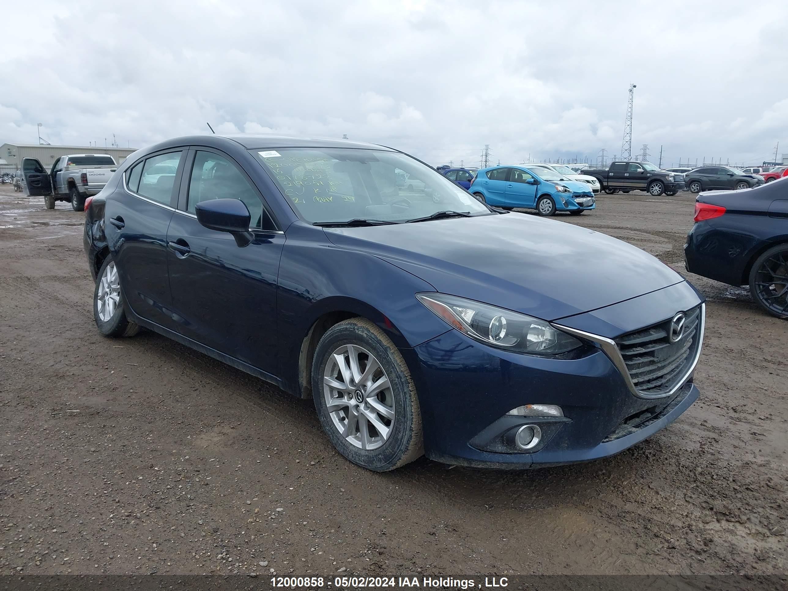 MAZDA 3 2015 3mzbm1l77fm178728