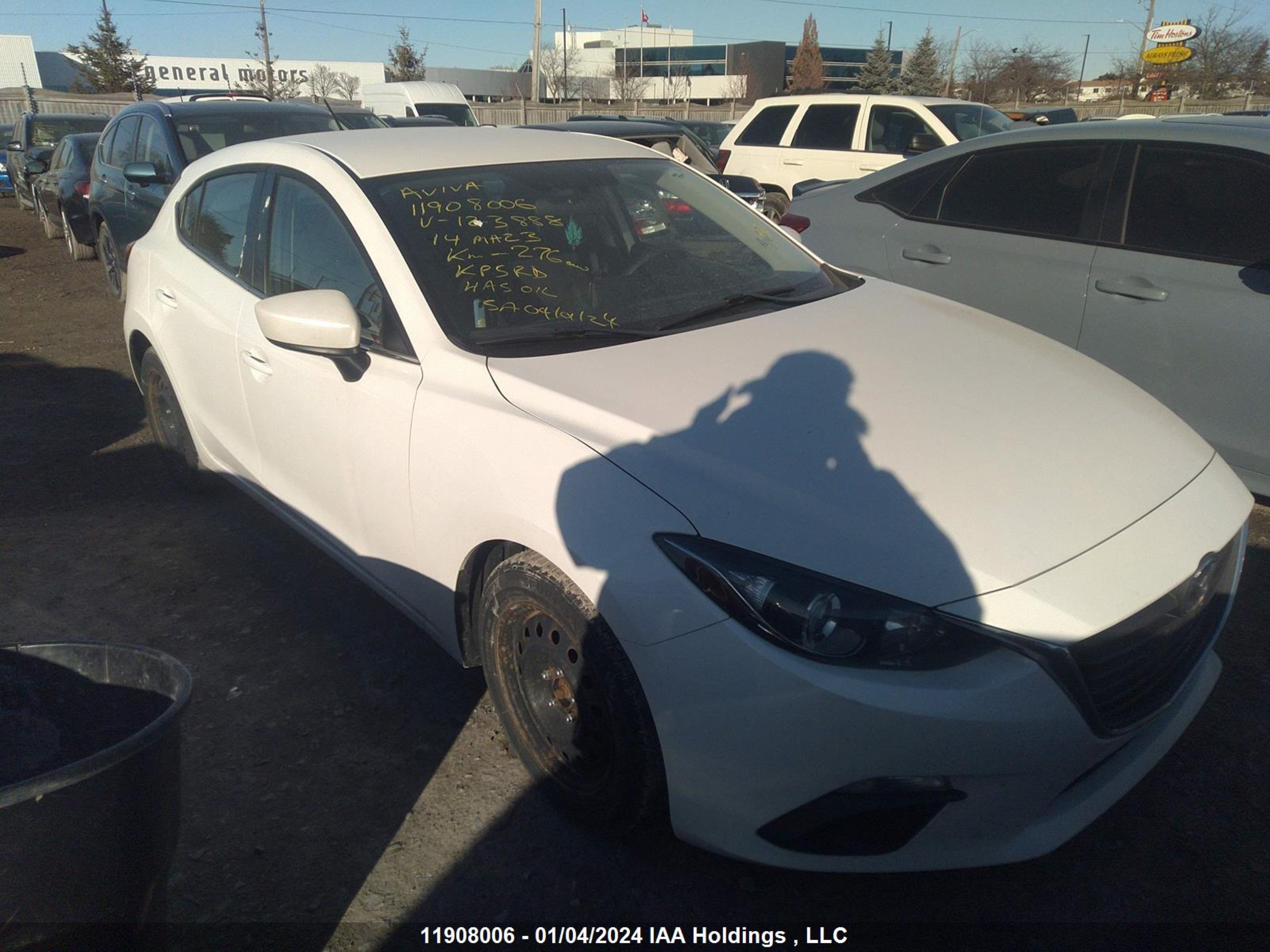 MAZDA 3 2014 3mzbm1l79em123888