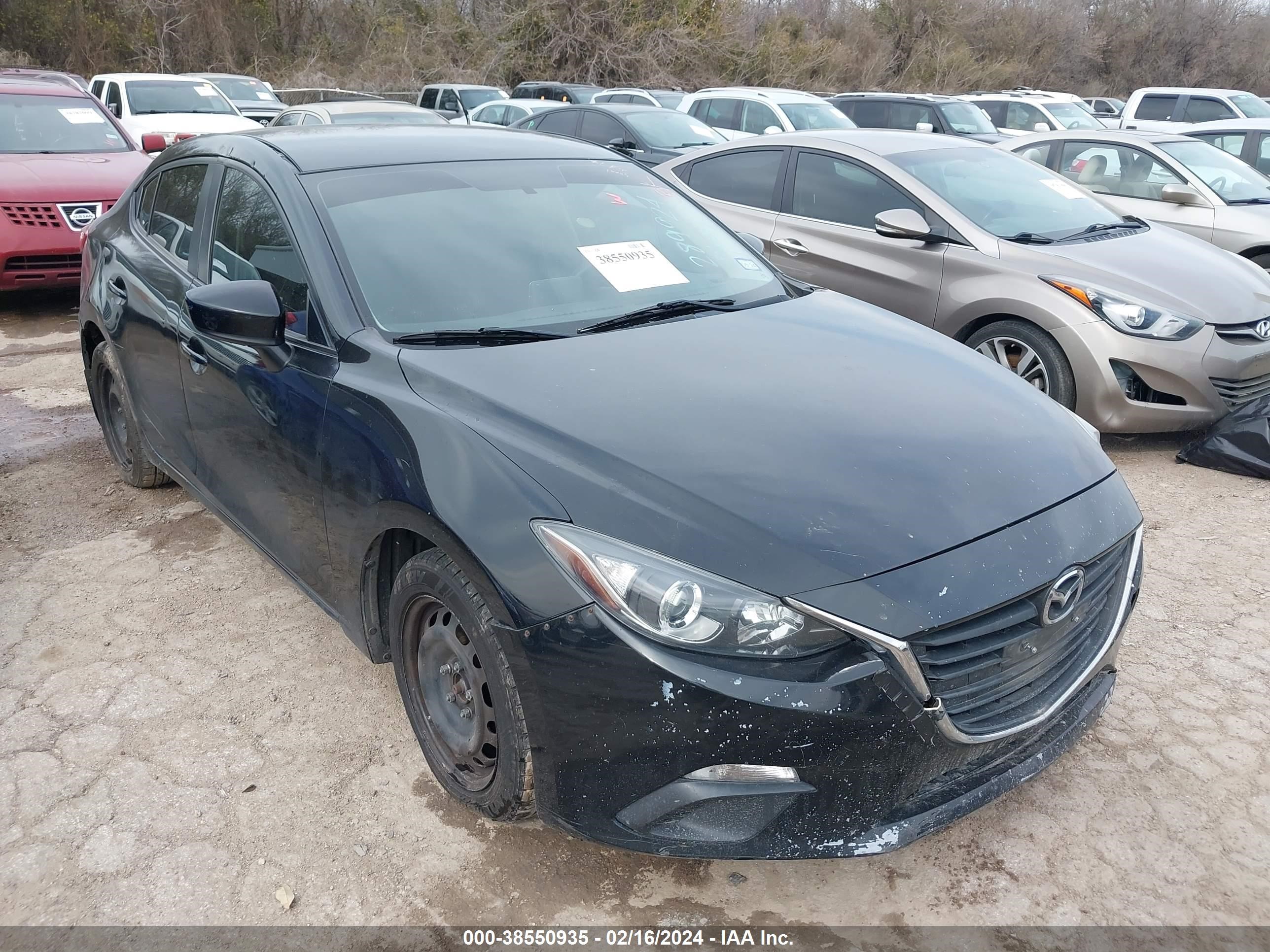 MAZDA 3 2016 3mzbm1t71gm289924