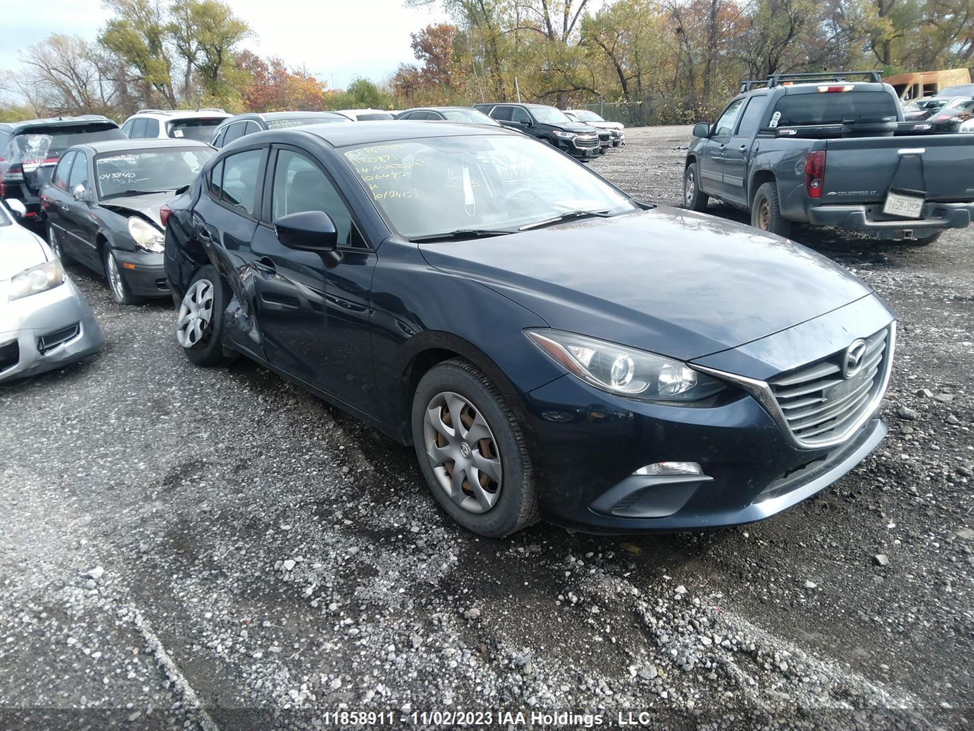 MAZDA 3 2014 3mzbm1u70em106492