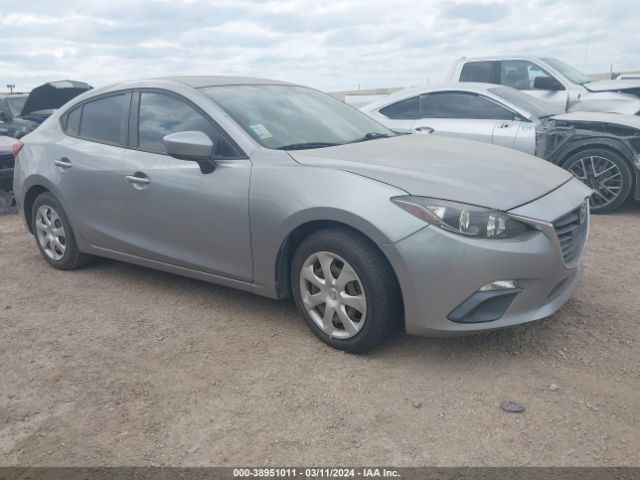 MAZDA MAZDA3 2015 3mzbm1u78fm215560