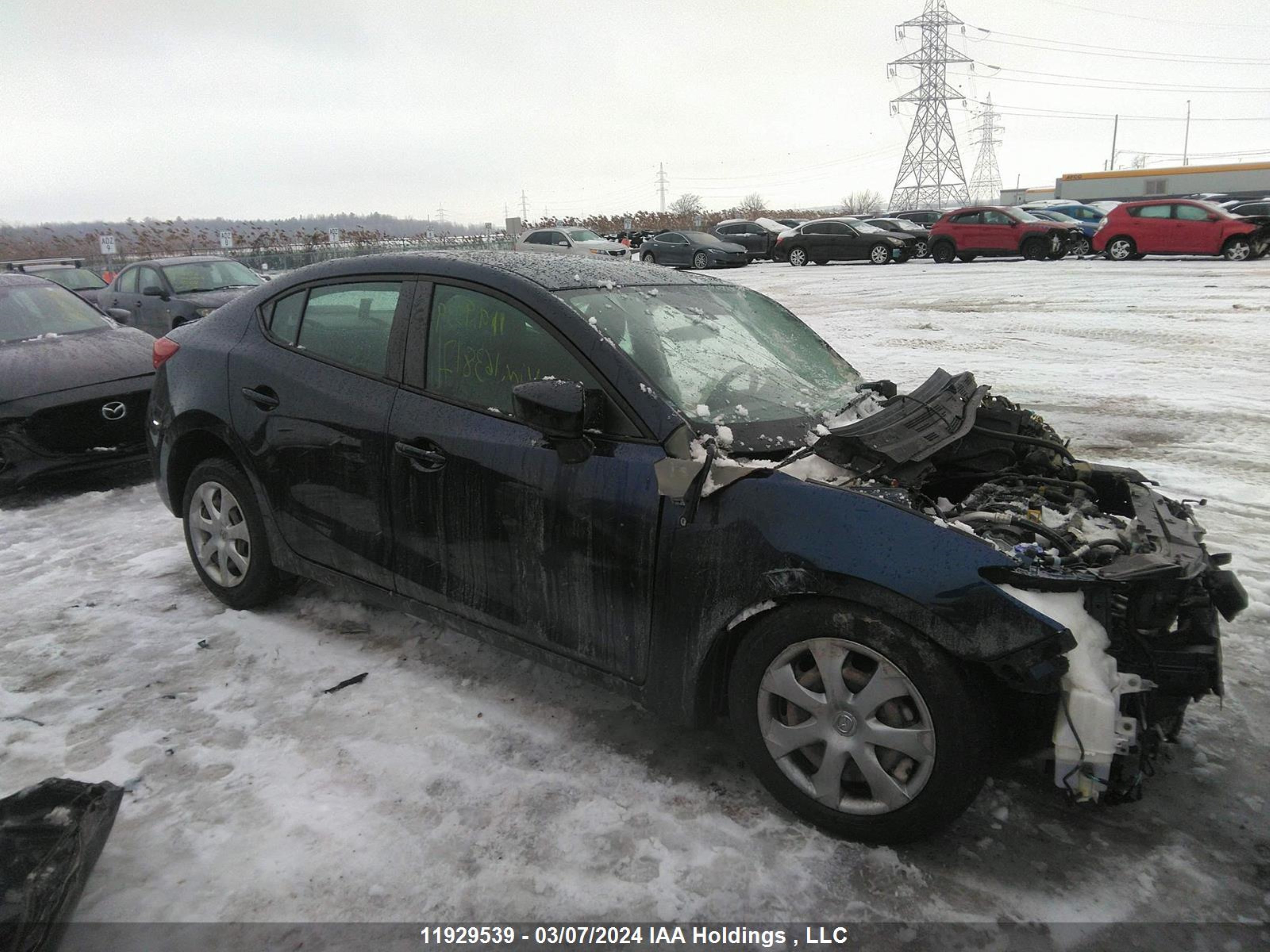 MAZDA 3 2015 3mzbm1u7xfm163817