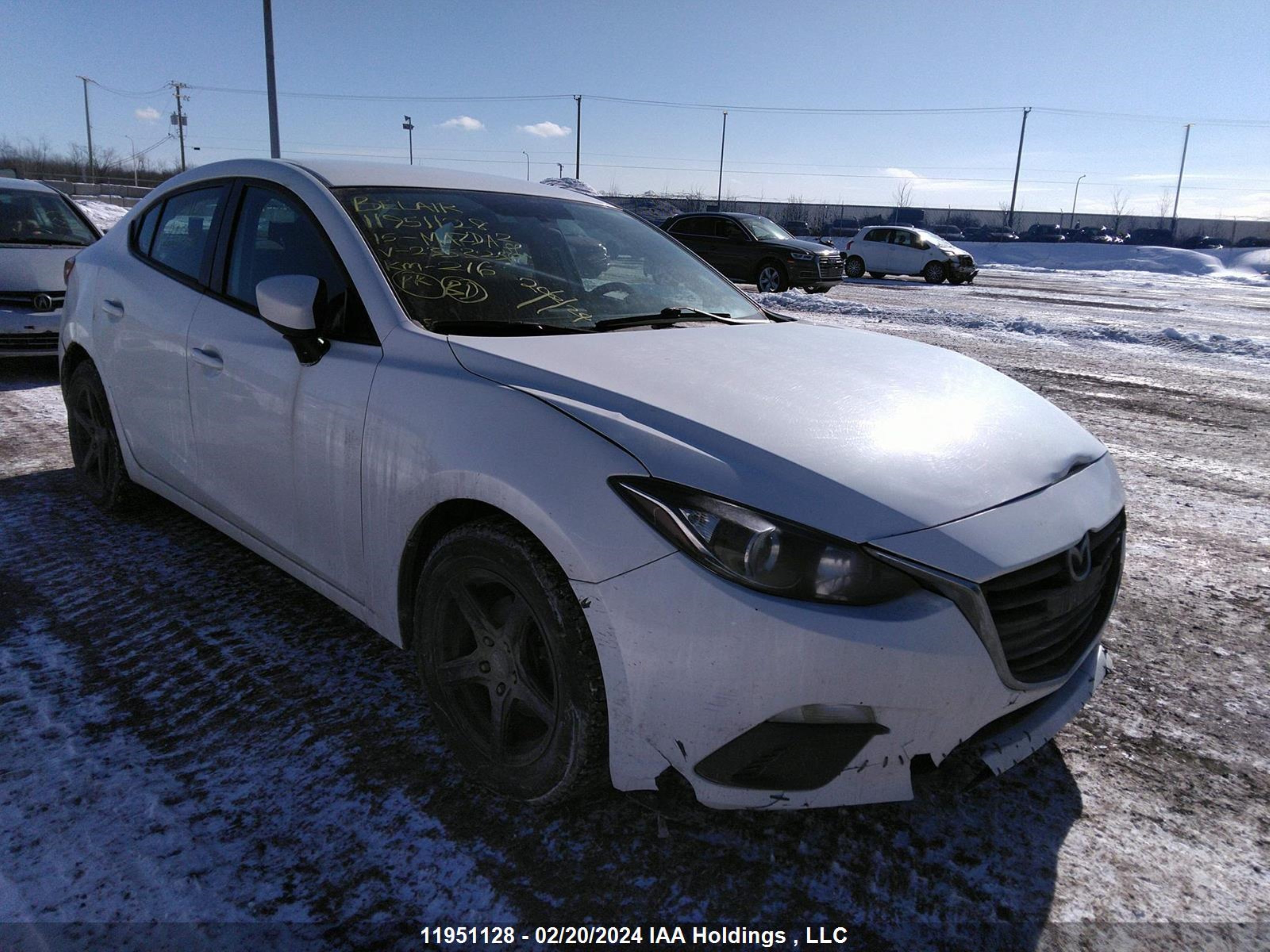 MAZDA 3 2015 3mzbm1u7xfm235325