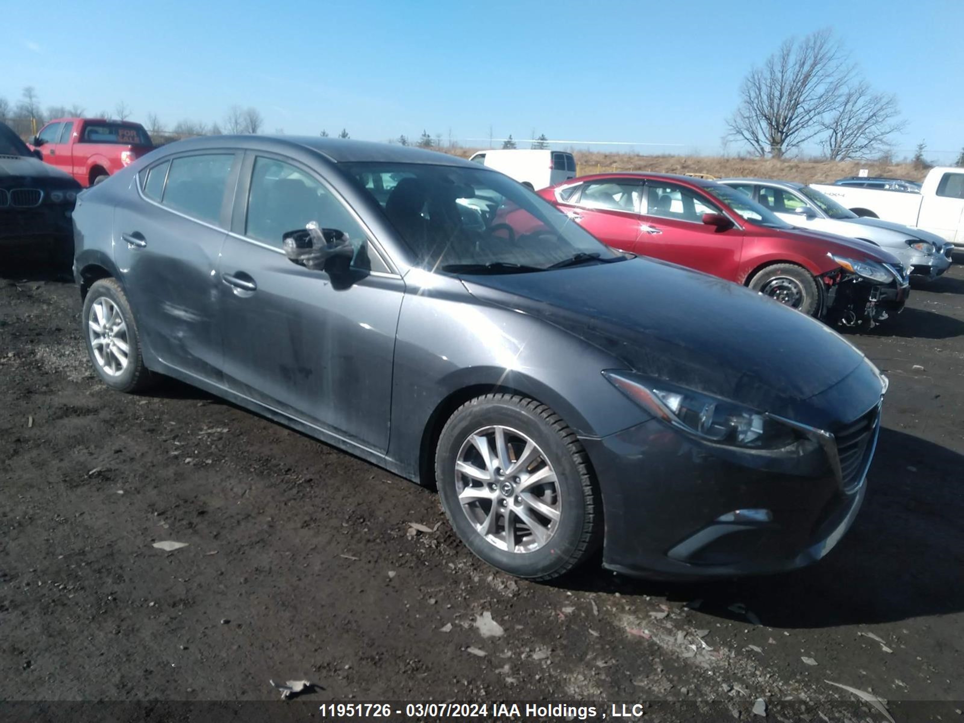 MAZDA 3 2015 3mzbm1v70fm214224