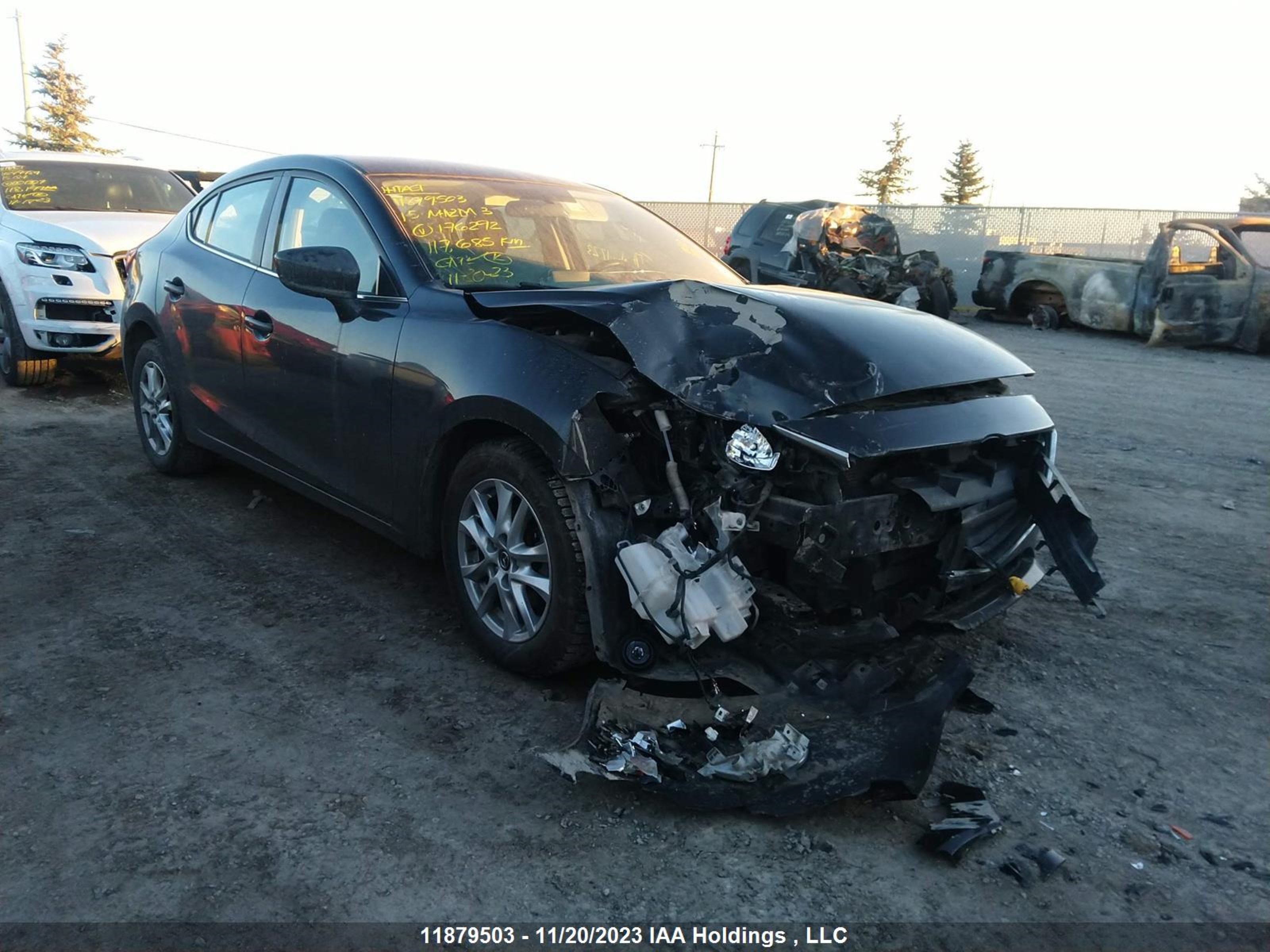 MAZDA 3 2015 3mzbm1v71fm176292