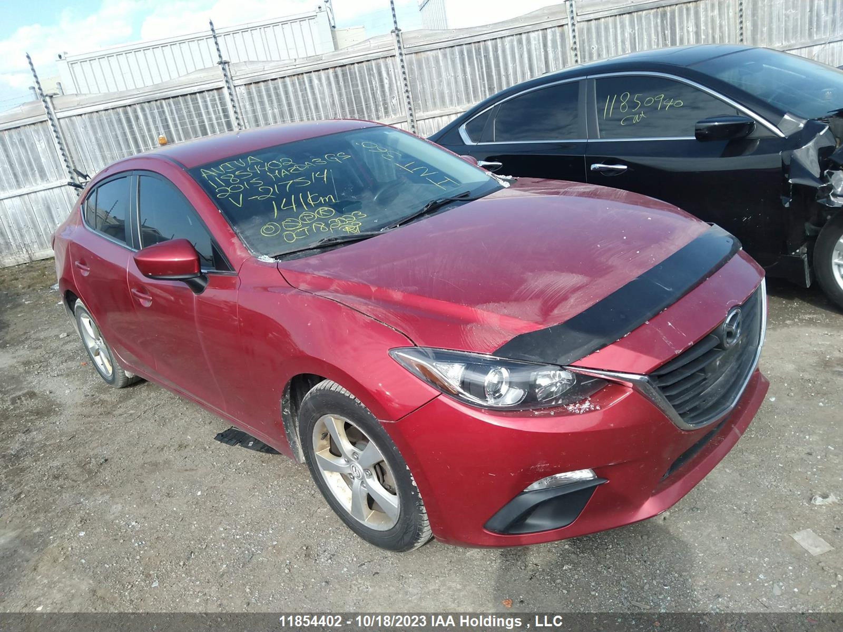 MAZDA 3 2015 3mzbm1v72fm217514