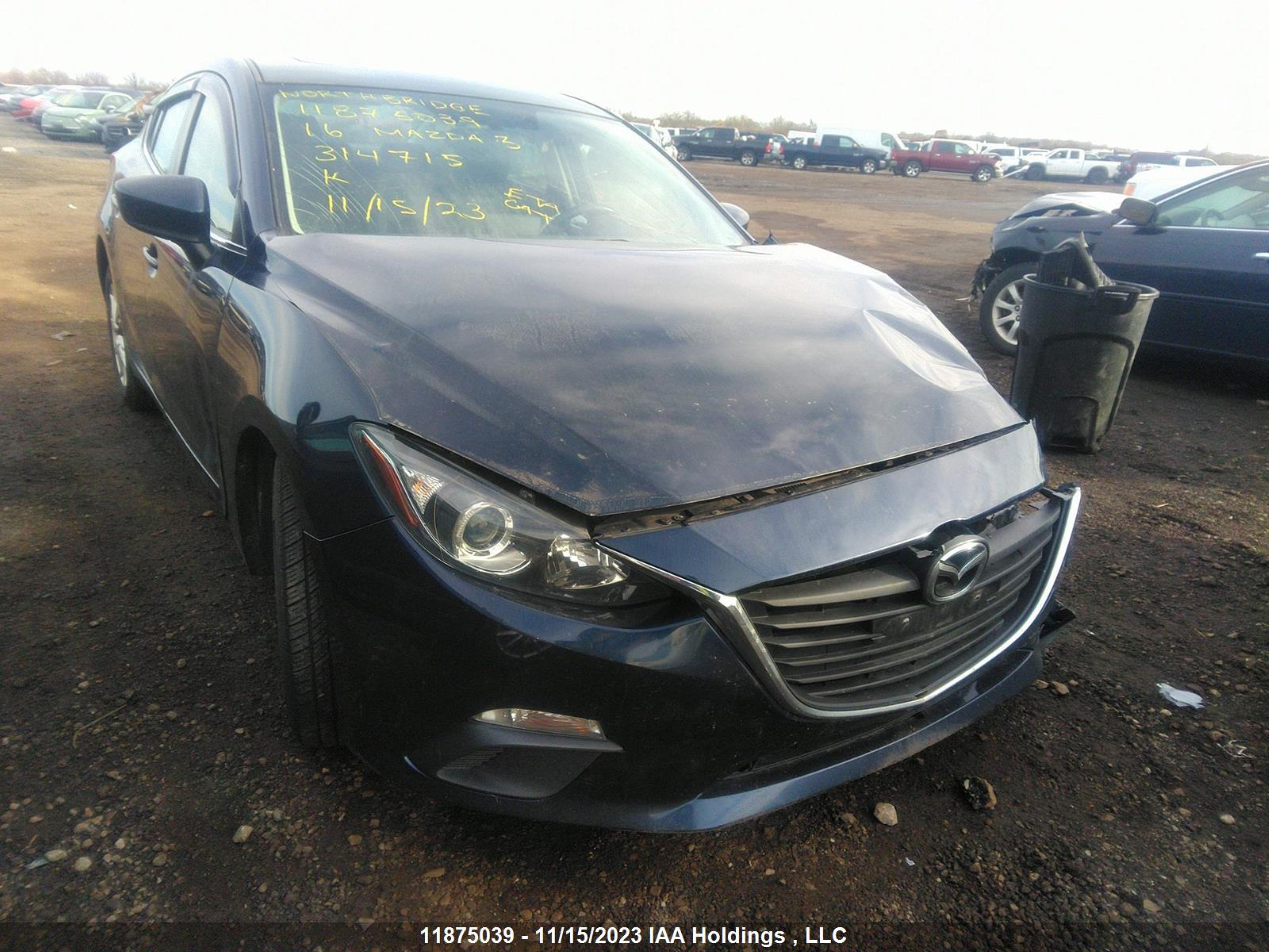 MAZDA 3 2016 3mzbm1v72gm314715