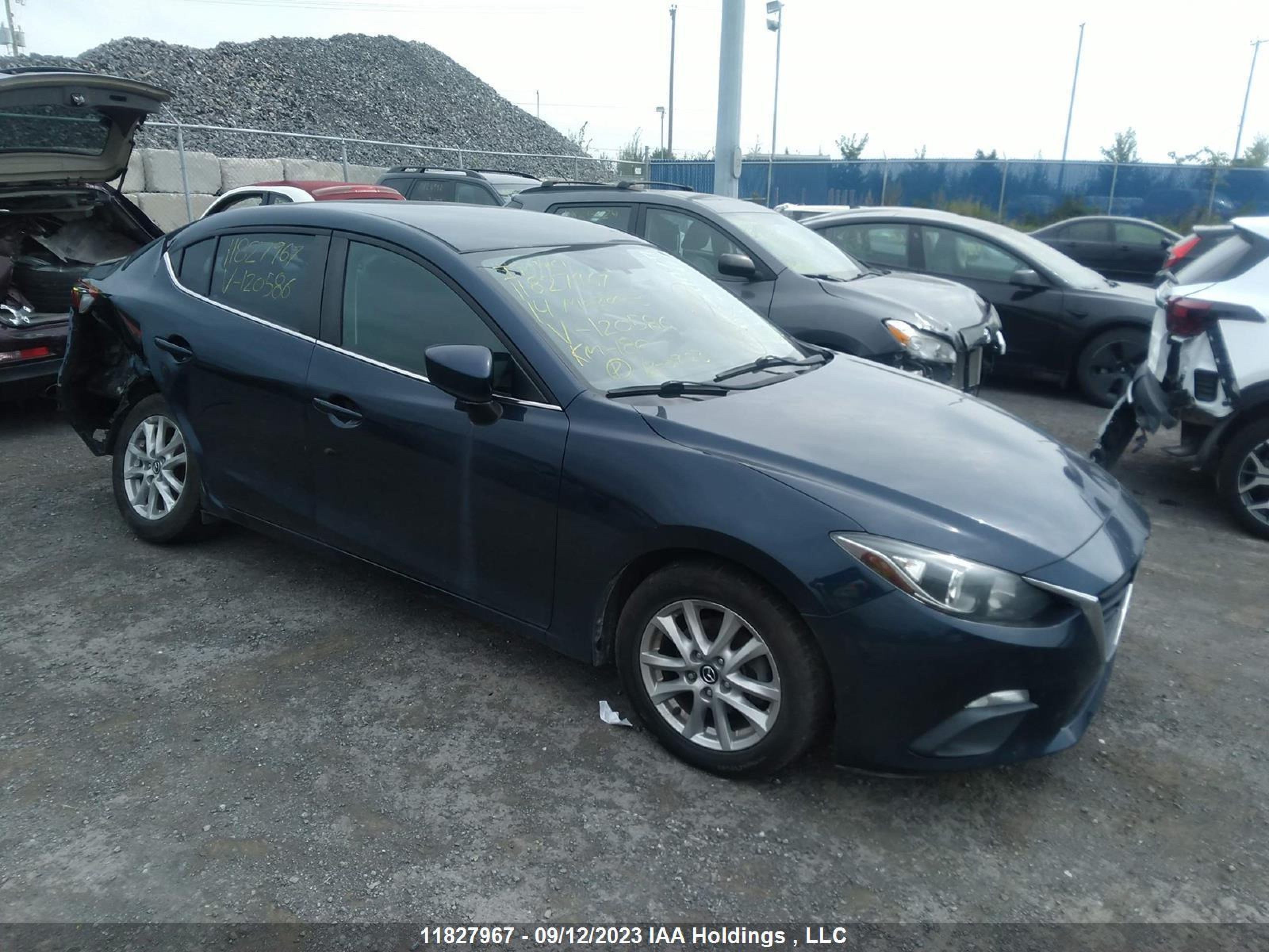 MAZDA 3 2014 3mzbm1v74em120586