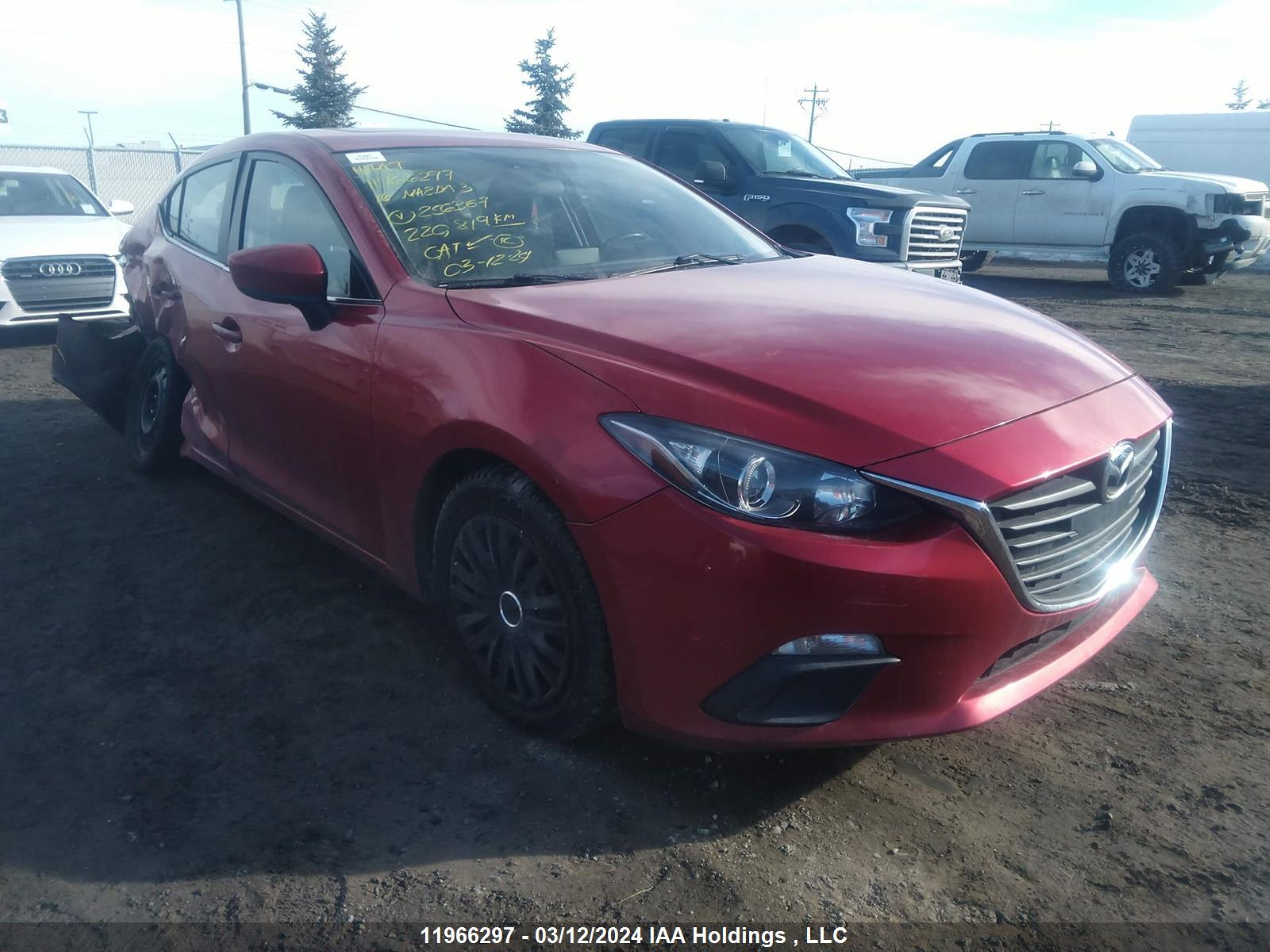 MAZDA 3 2016 3mzbm1v7xgm256367