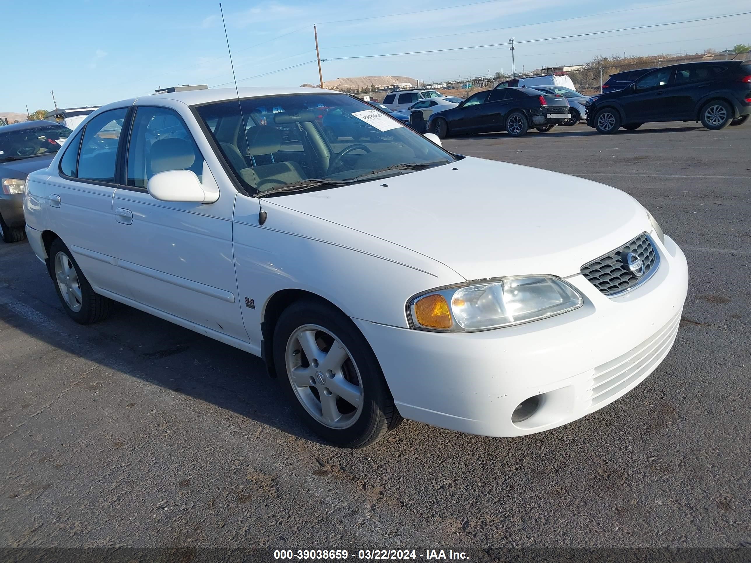 NISSAN SENTRA 2003 3n1ab51a53l730211