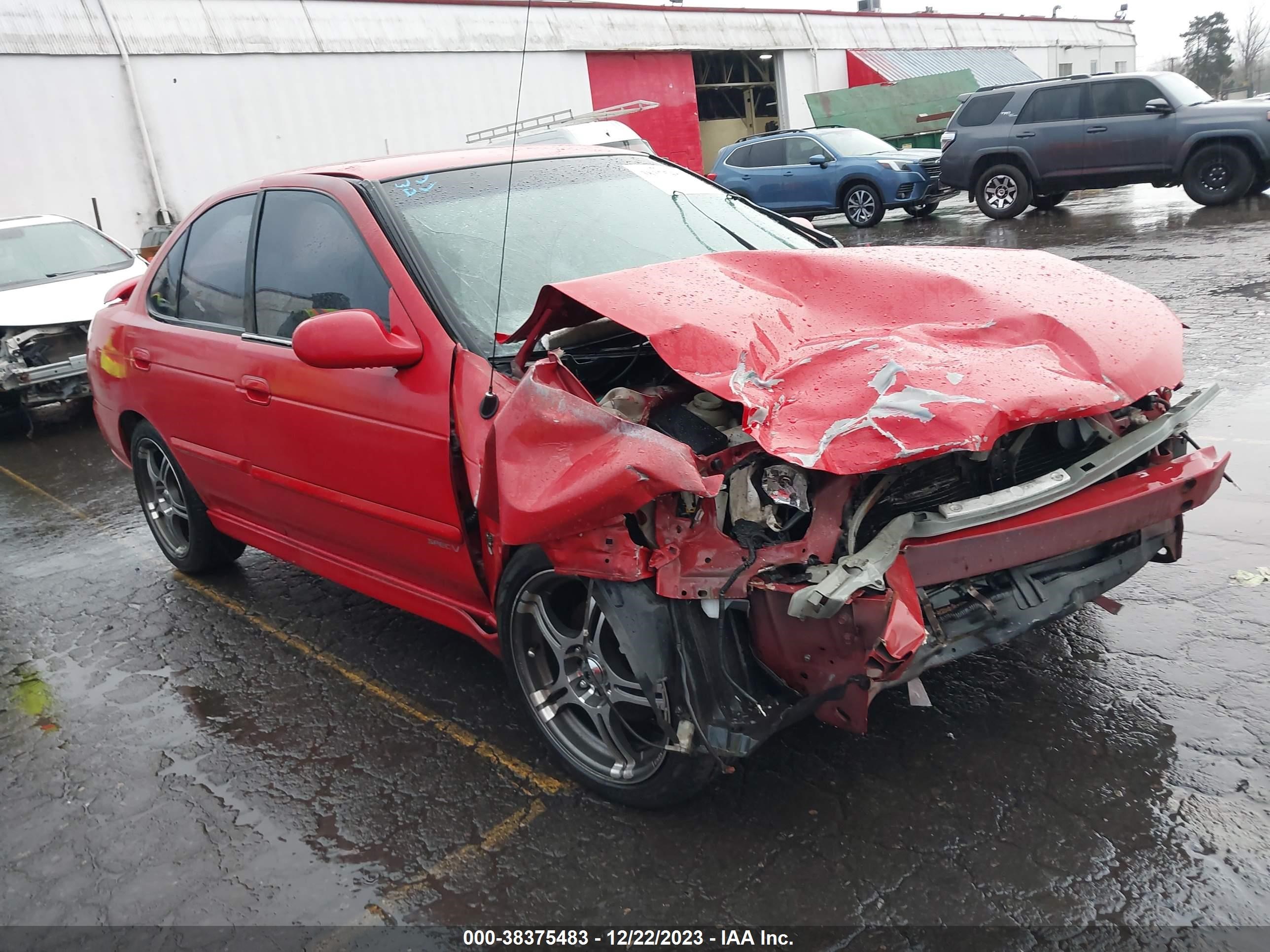 NISSAN SENTRA 2002 3n1ab51d82l711810