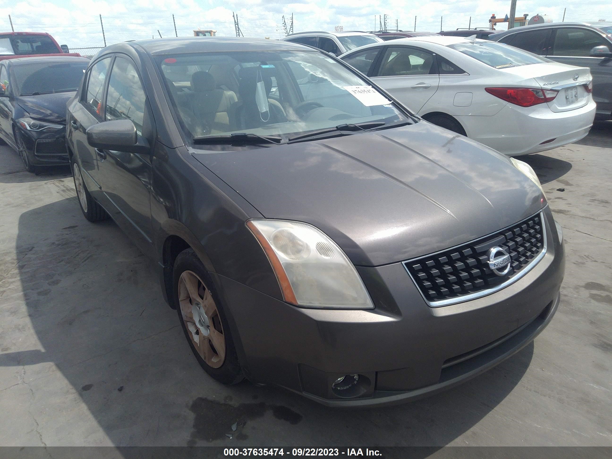 NISSAN SENTRA 2008 3n1ab61e18l612544