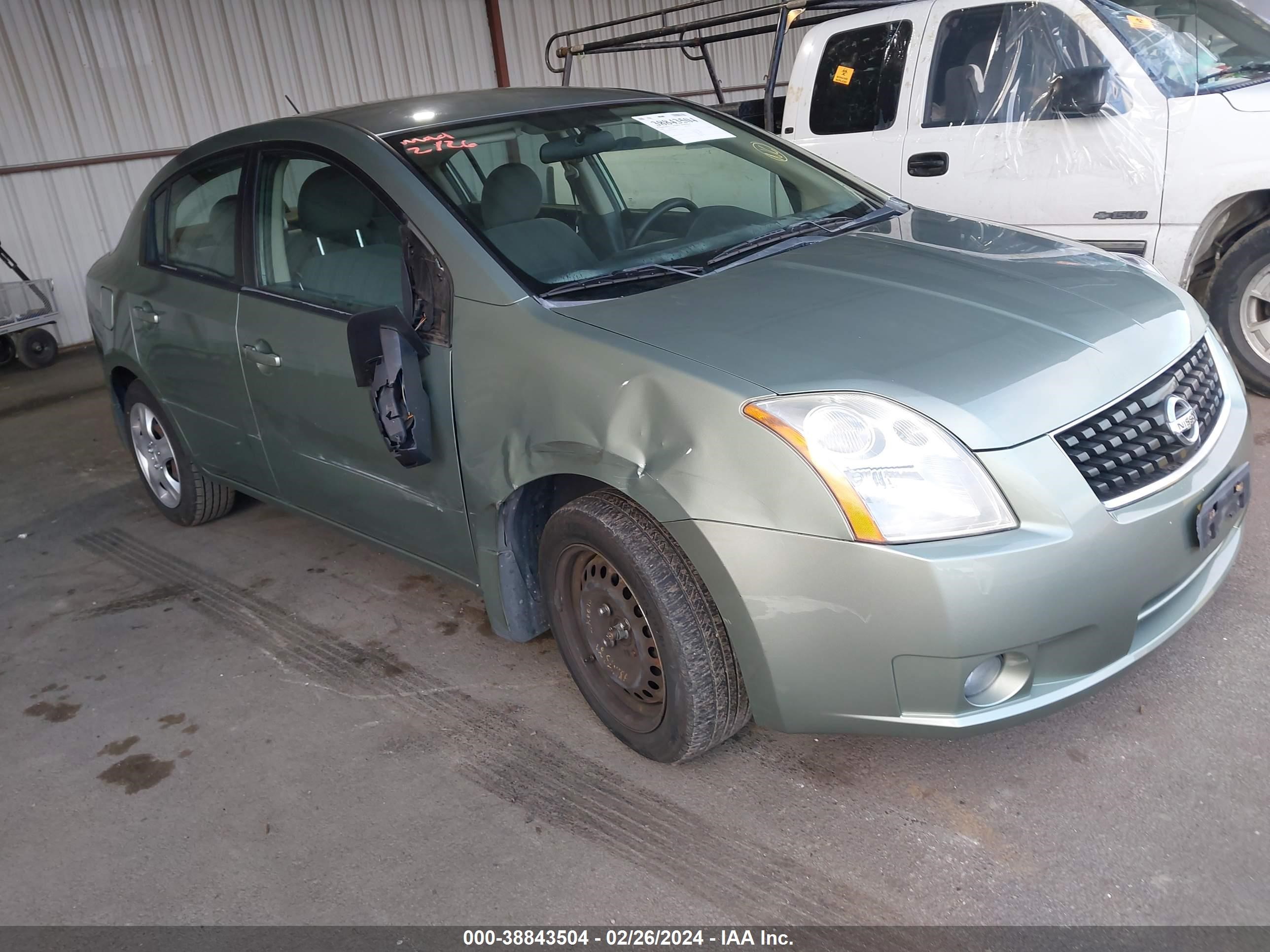 NISSAN SENTRA 2008 3n1ab61e18l640280