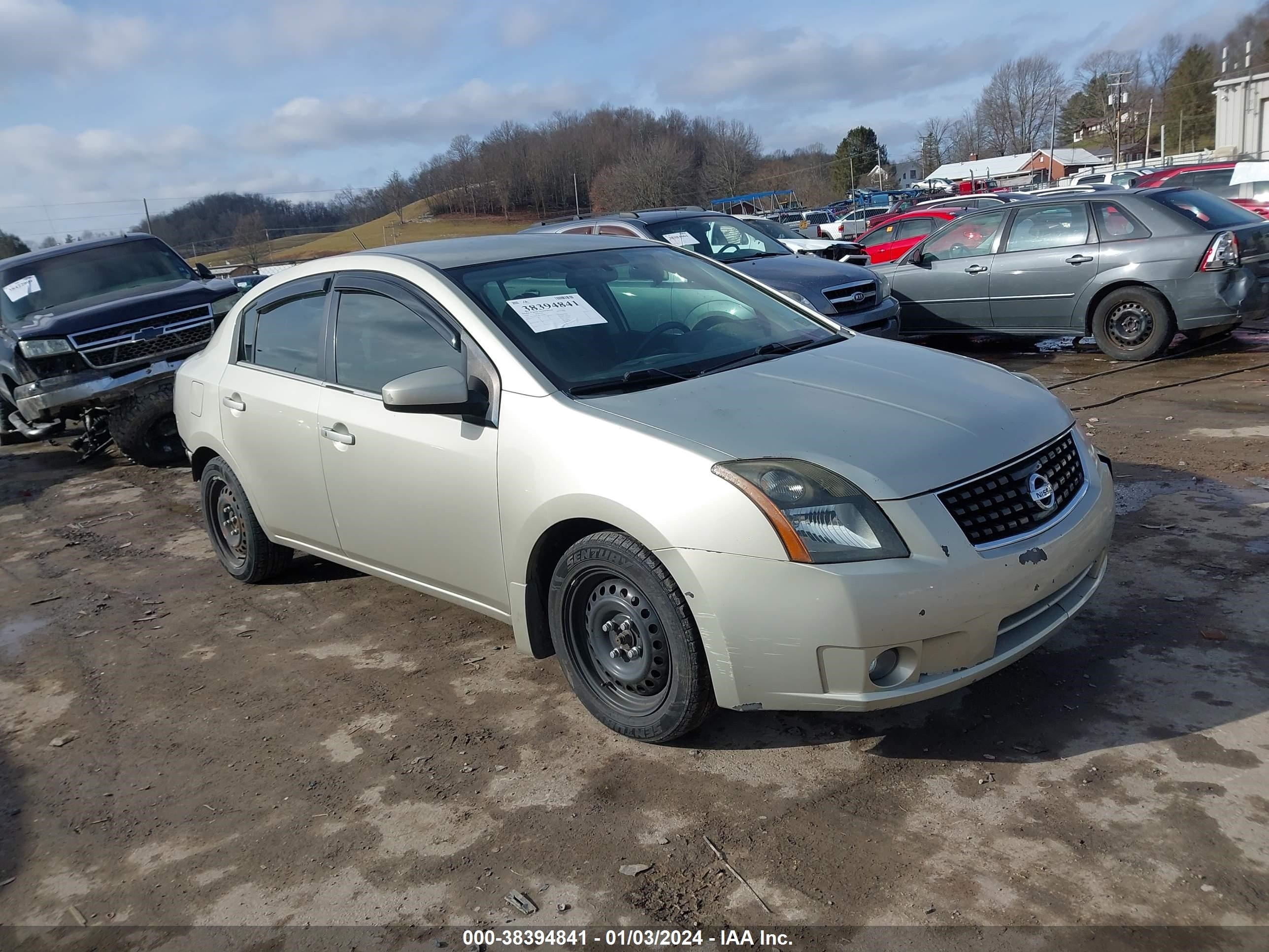 NISSAN SENTRA 2008 3n1ab61e28l698608