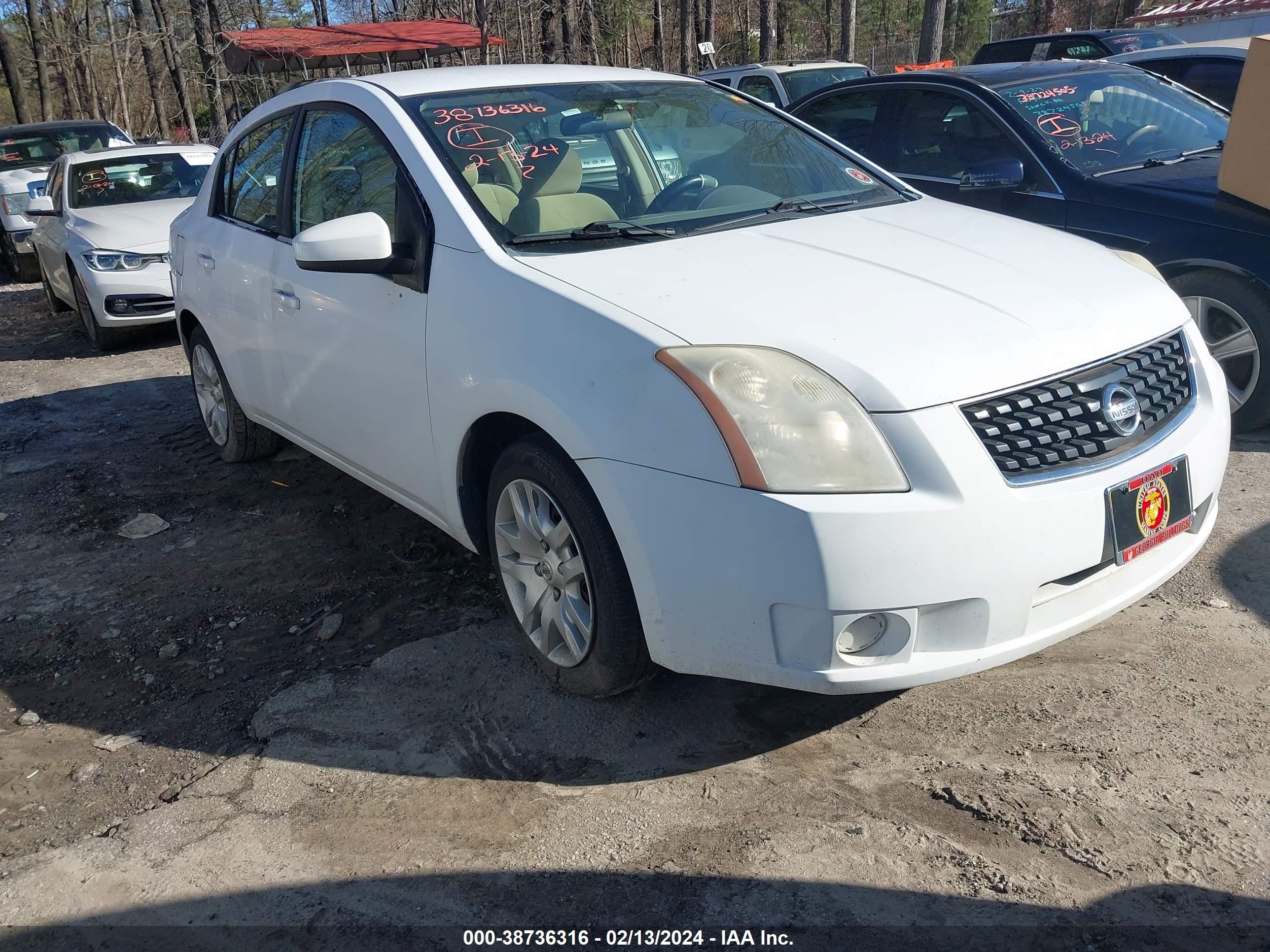 NISSAN SENTRA 2008 3n1ab61e48l634599