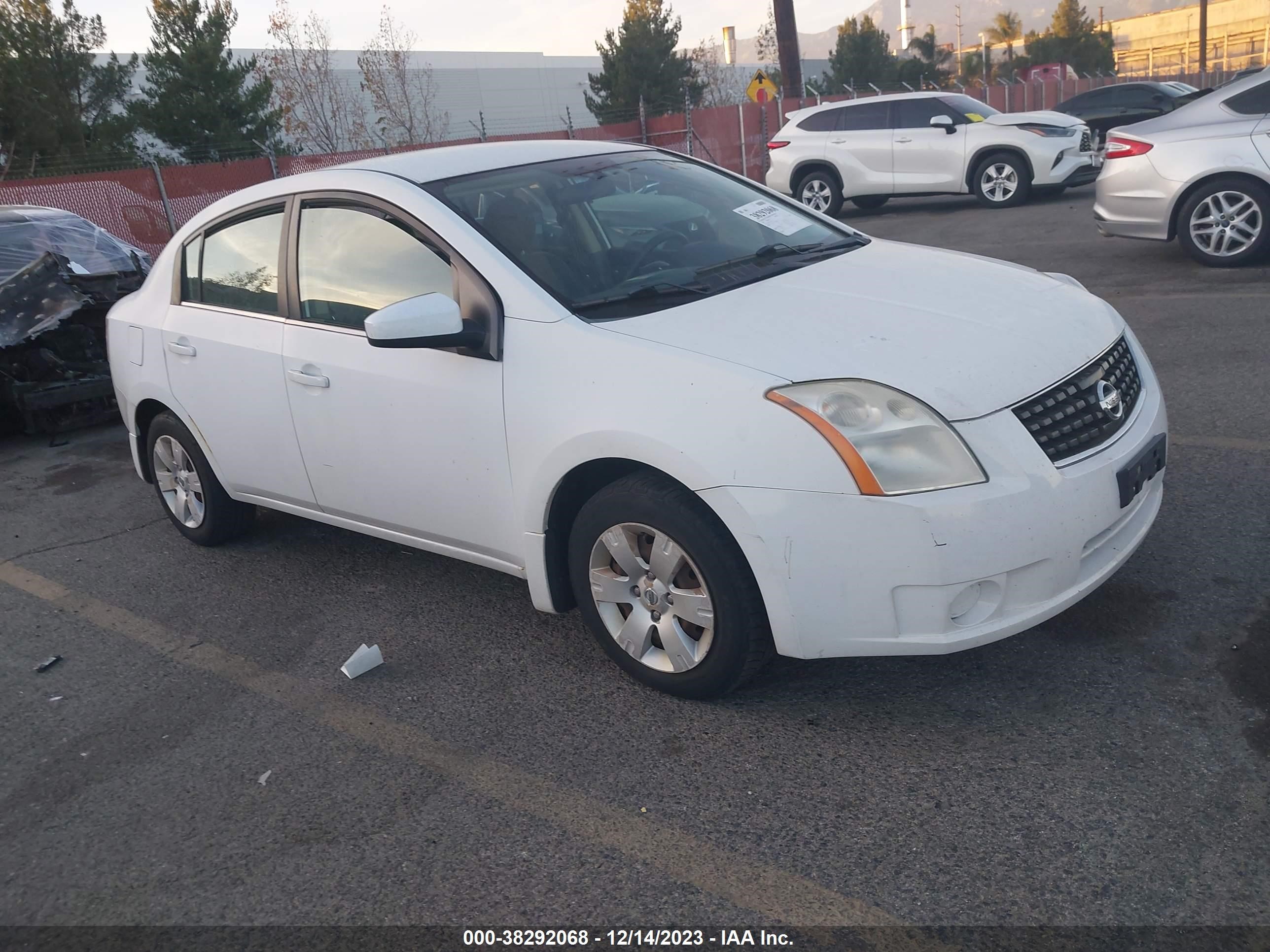 NISSAN SENTRA 2008 3n1ab61e58l672150