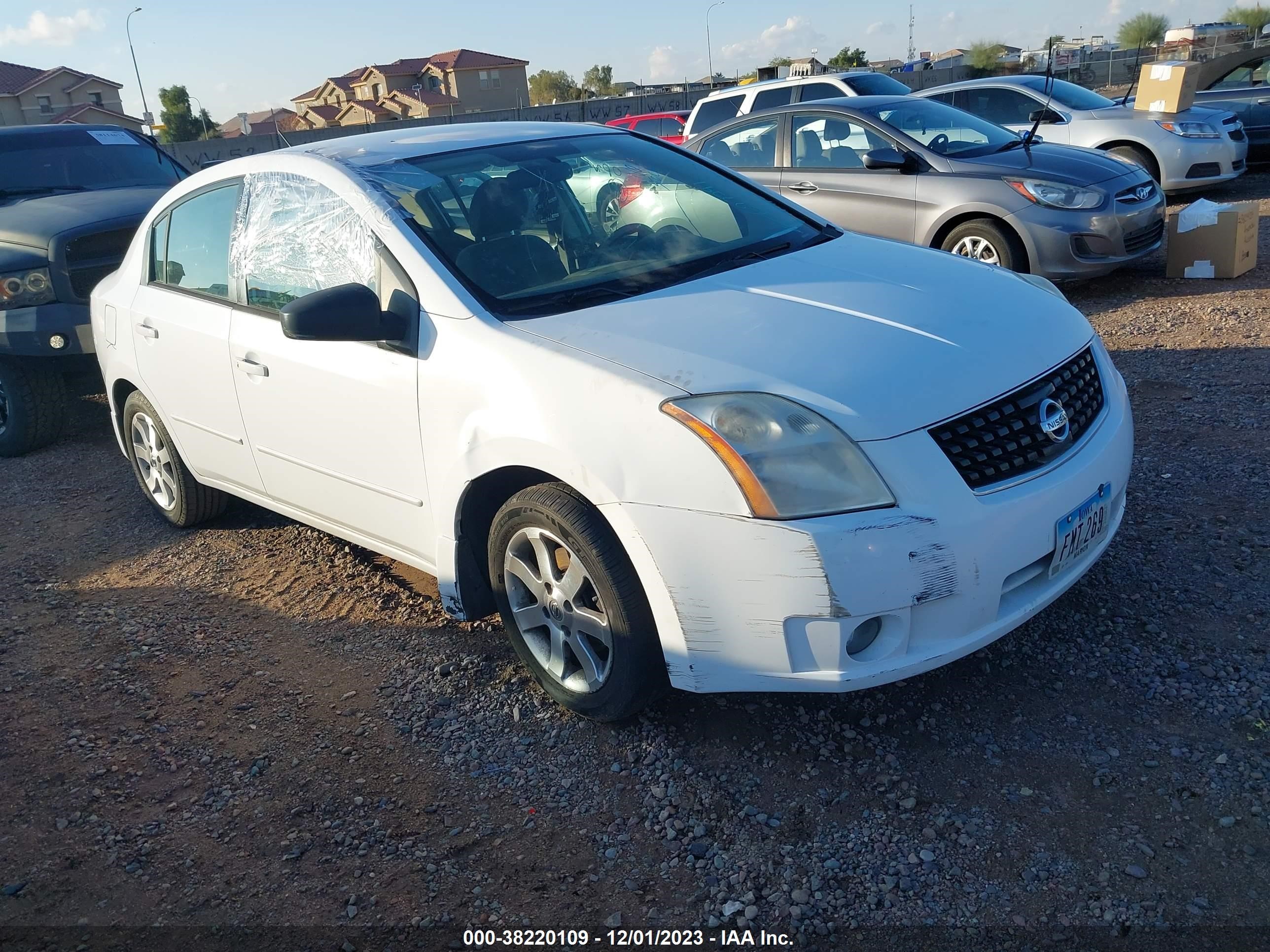 NISSAN SENTRA 2008 3n1ab61e58l697291