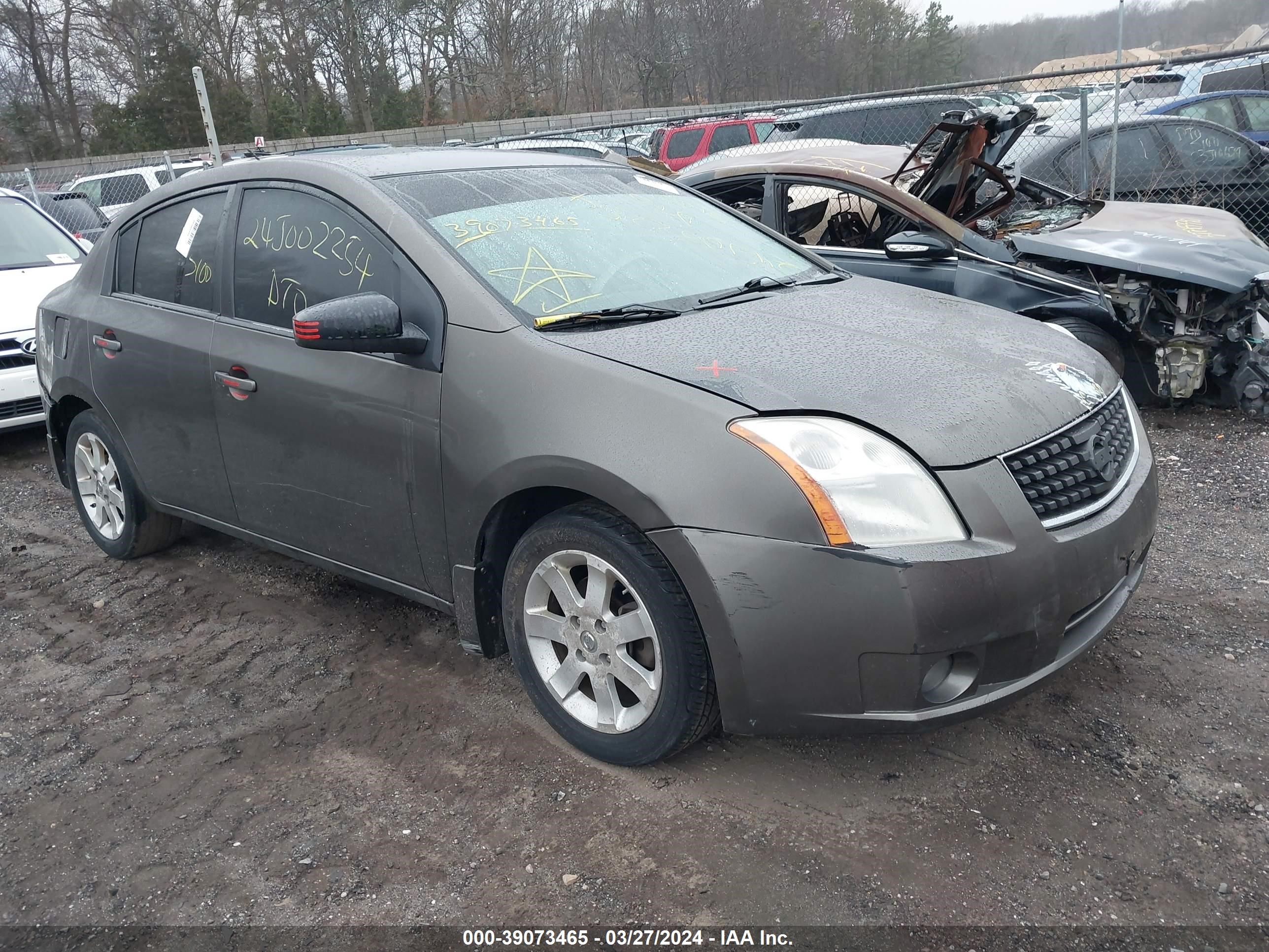 NISSAN SENTRA 2008 3n1ab61e58l717992