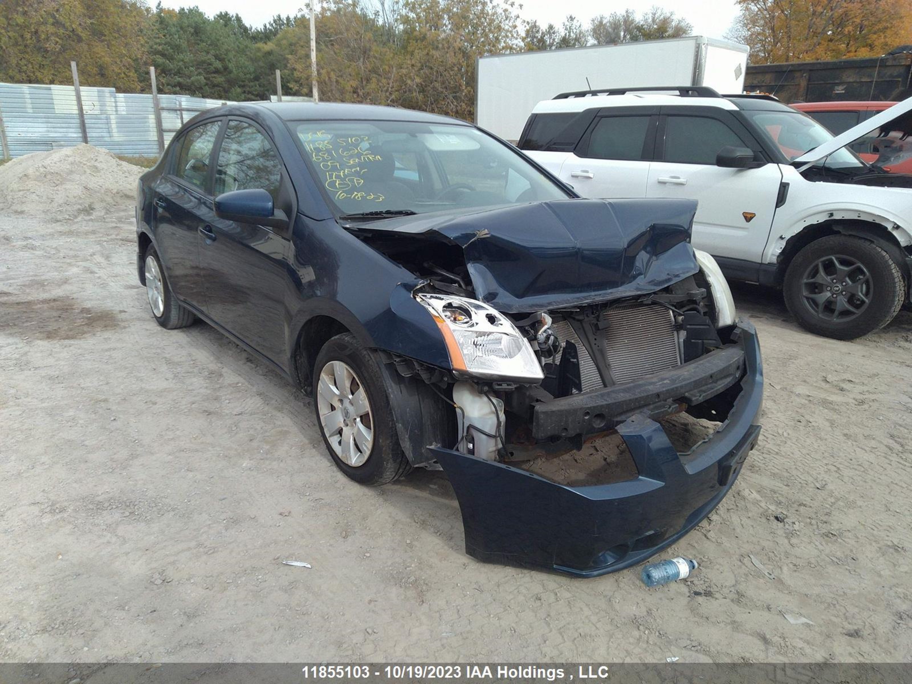 NISSAN SENTRA 2009 3n1ab61e59l681626