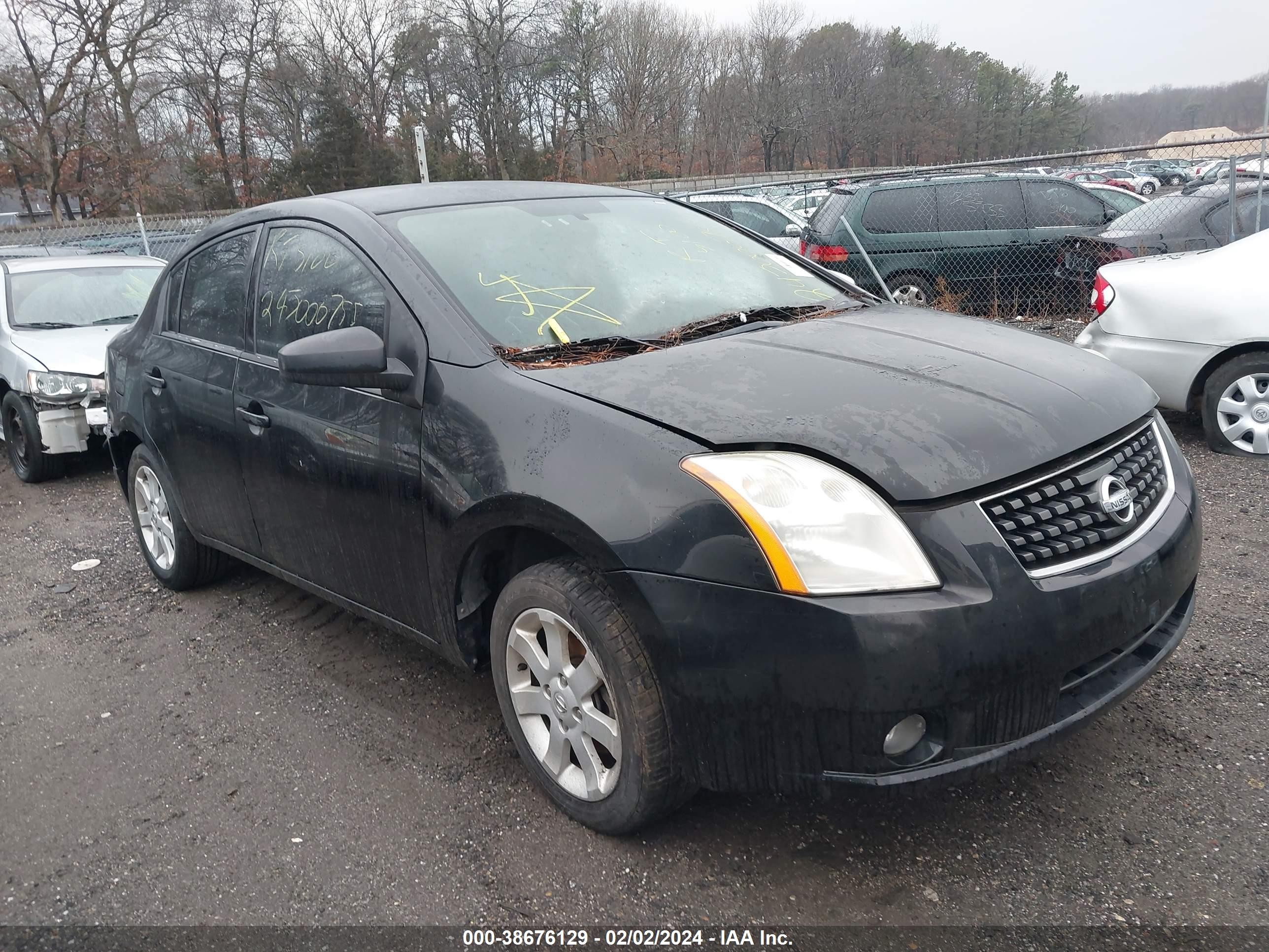 NISSAN SENTRA 2008 3n1ab61e98l720572