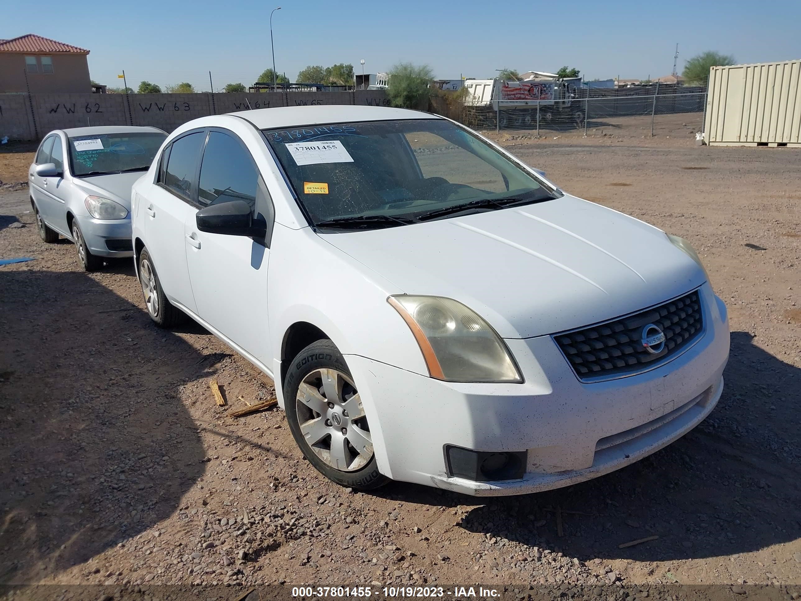 NISSAN SENTRA 2007 3n1ab61ex7l616154