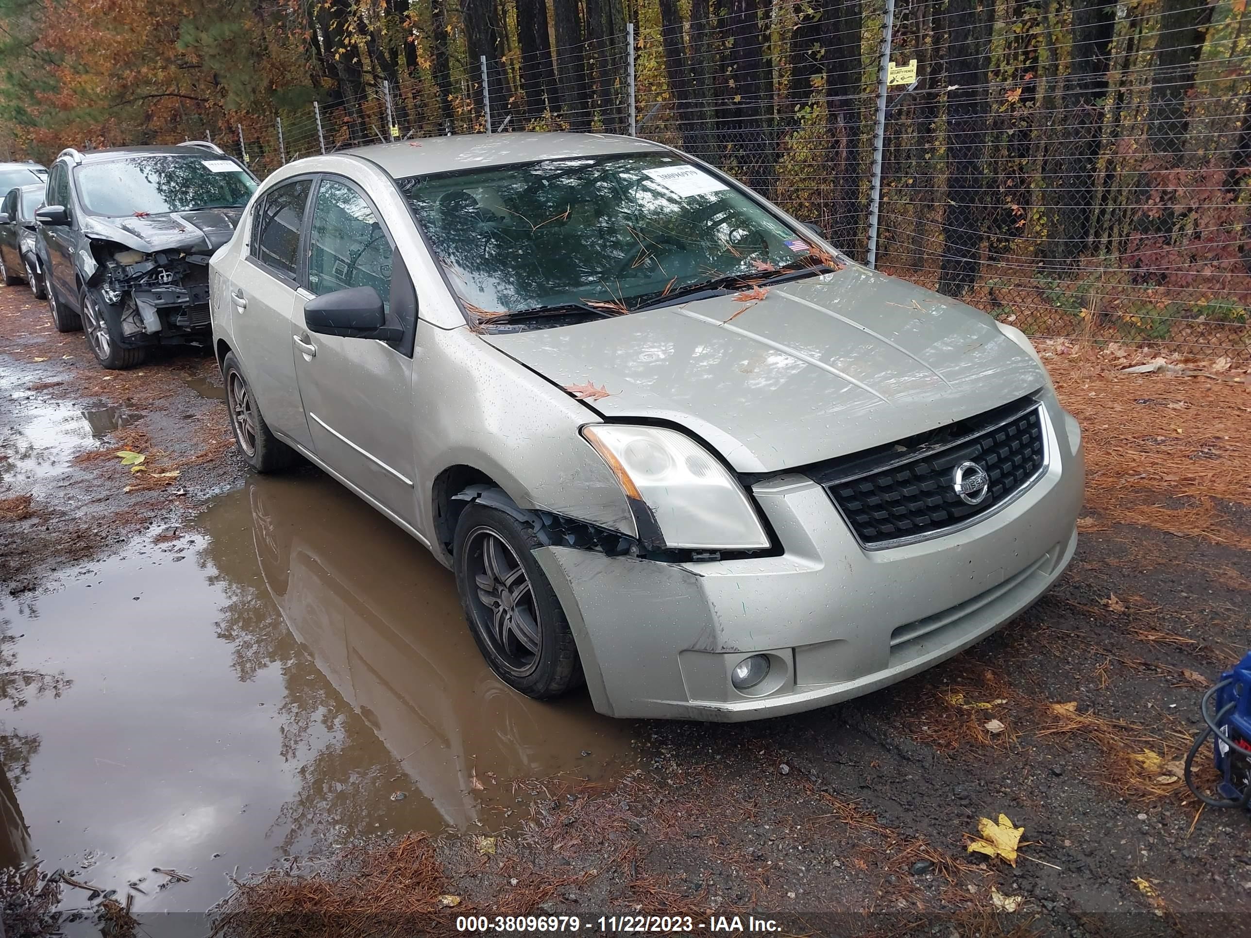 NISSAN SENTRA 2008 3n1ab61ex8l651102