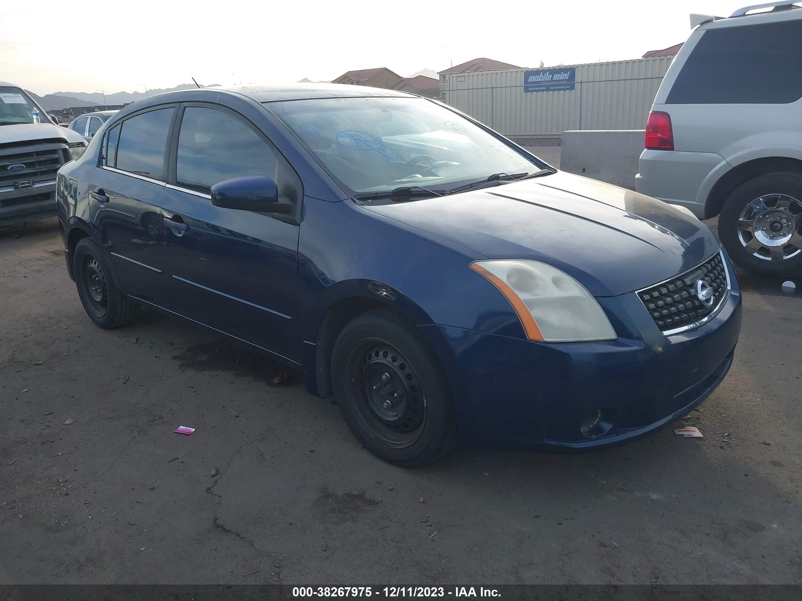 NISSAN SENTRA 2008 3n1ab61ex8l656090