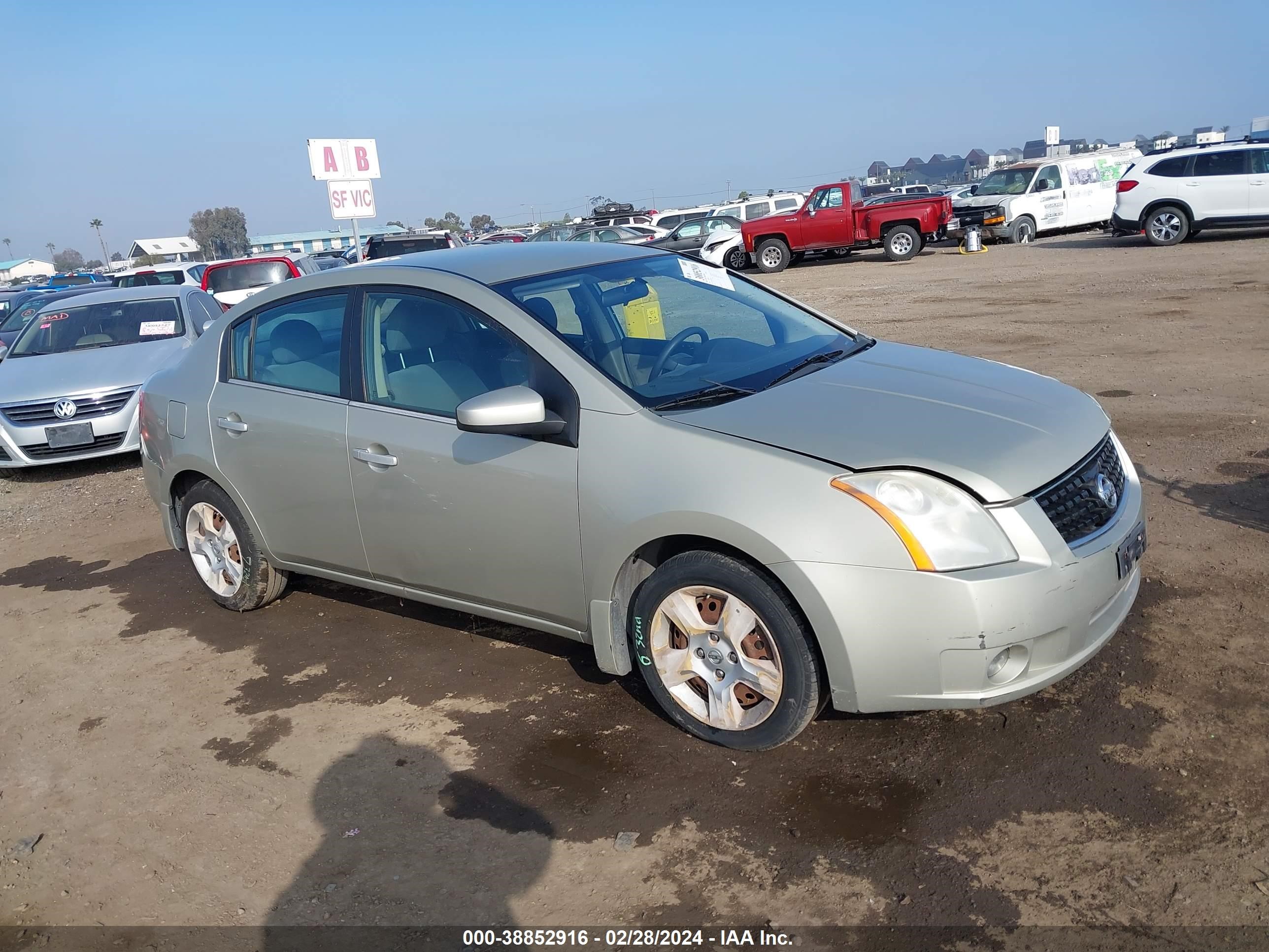 NISSAN SENTRA 2008 3n1ab61ex8l678896