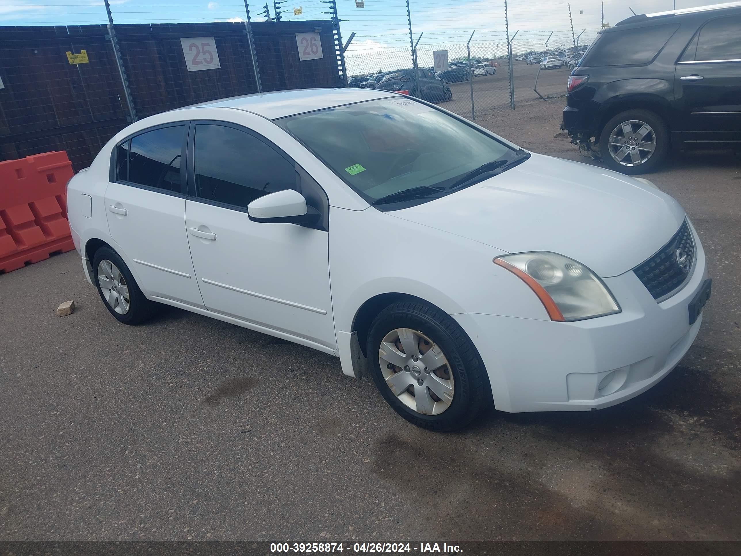 NISSAN SENTRA 2008 3n1ab61ex8l739230