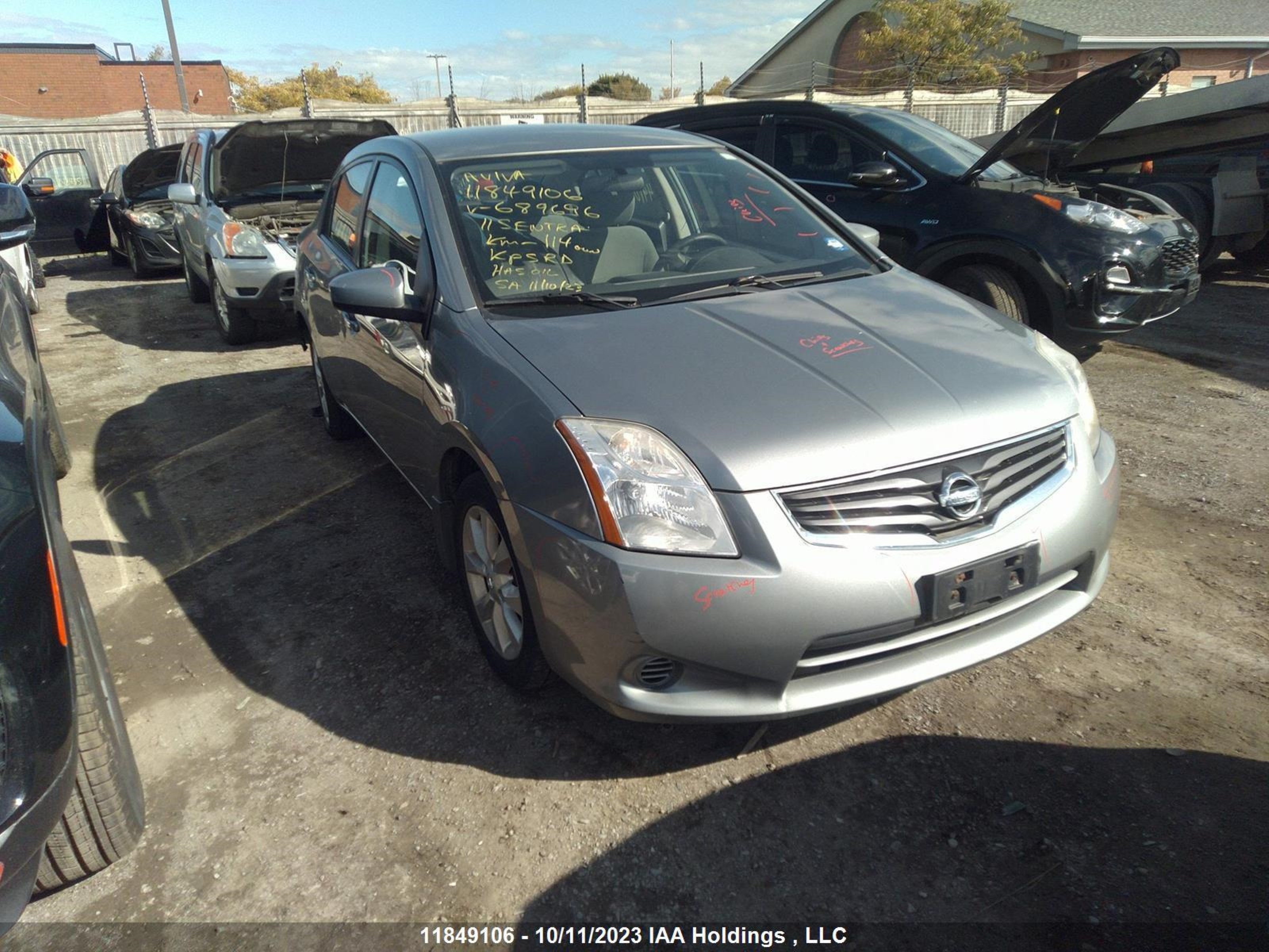 NISSAN SENTRA 2011 3n1ab6ap1bl689696