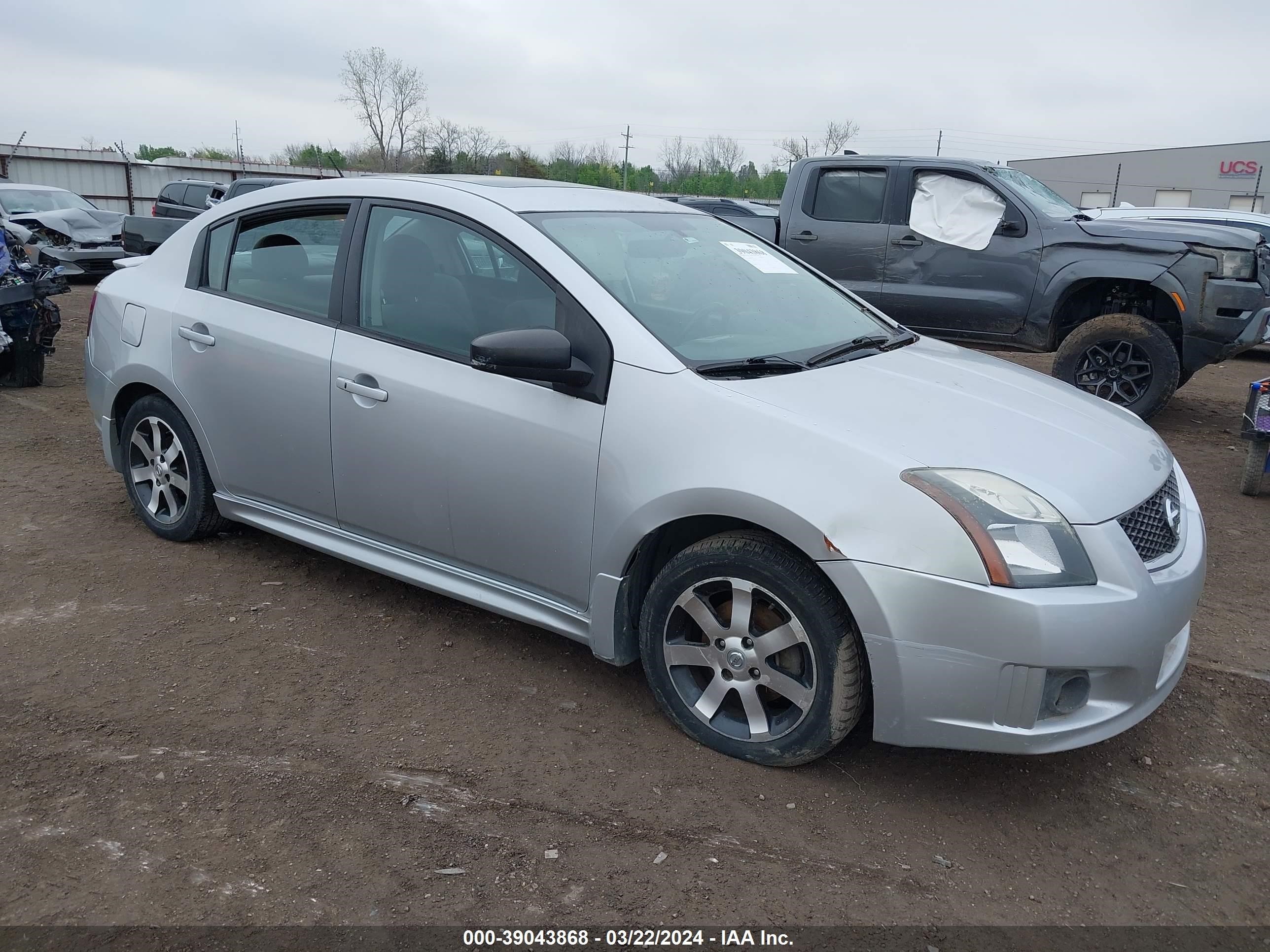 NISSAN SENTRA 2012 3n1ab6ap2cl713621