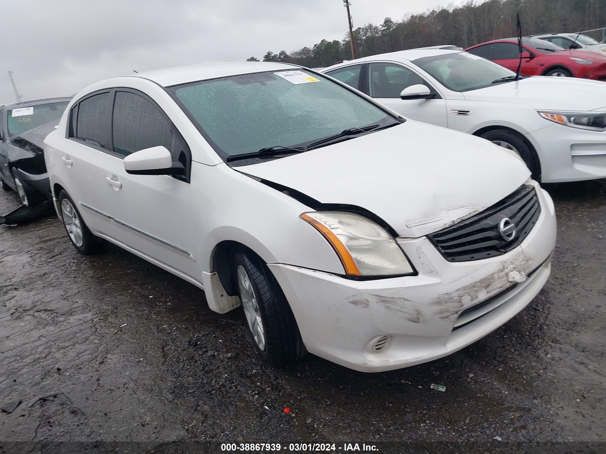 NISSAN SENTRA 2012 3n1ab6ap2cl756503