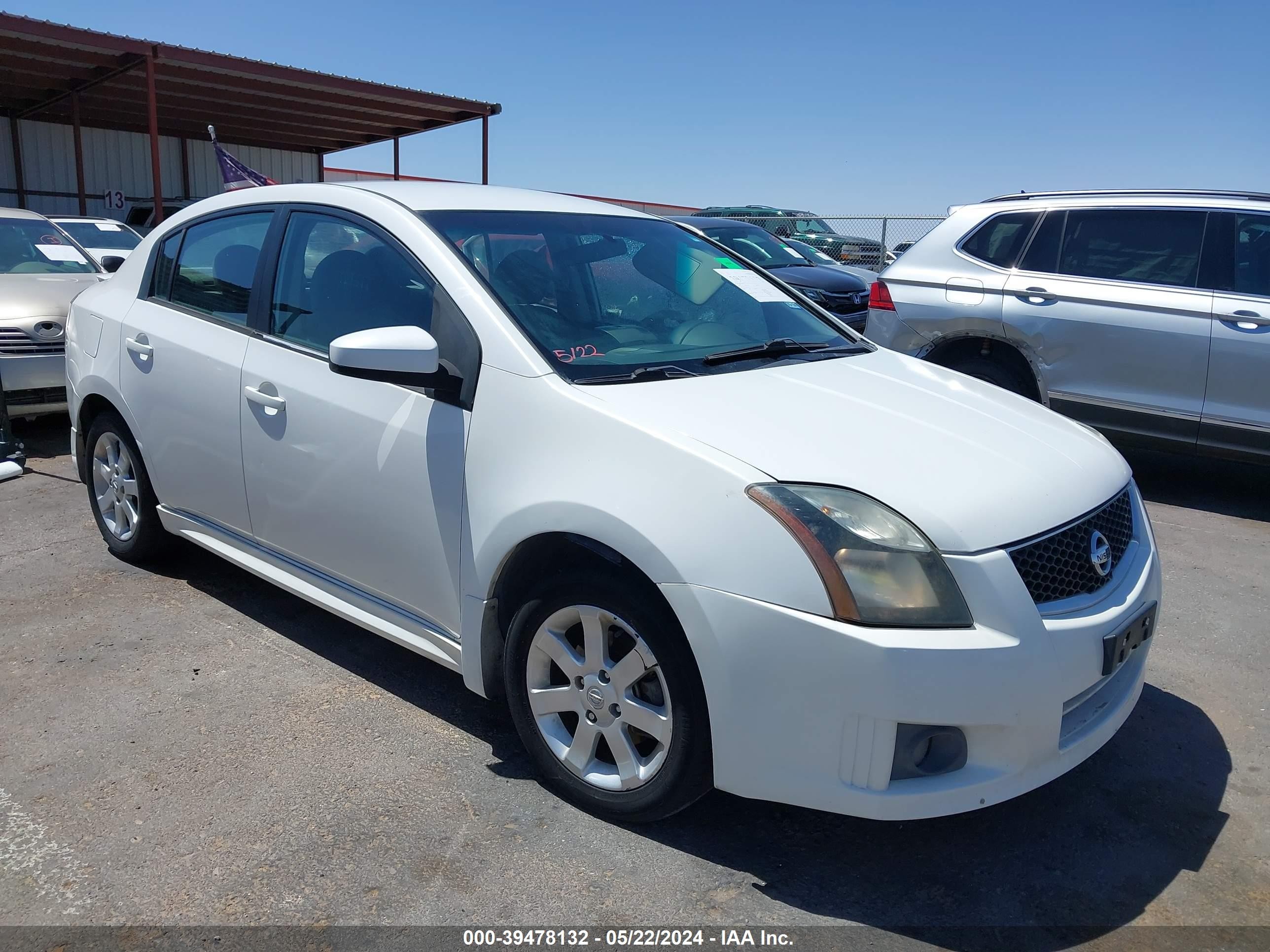 NISSAN SENTRA 2012 3n1ab6ap2cl776153