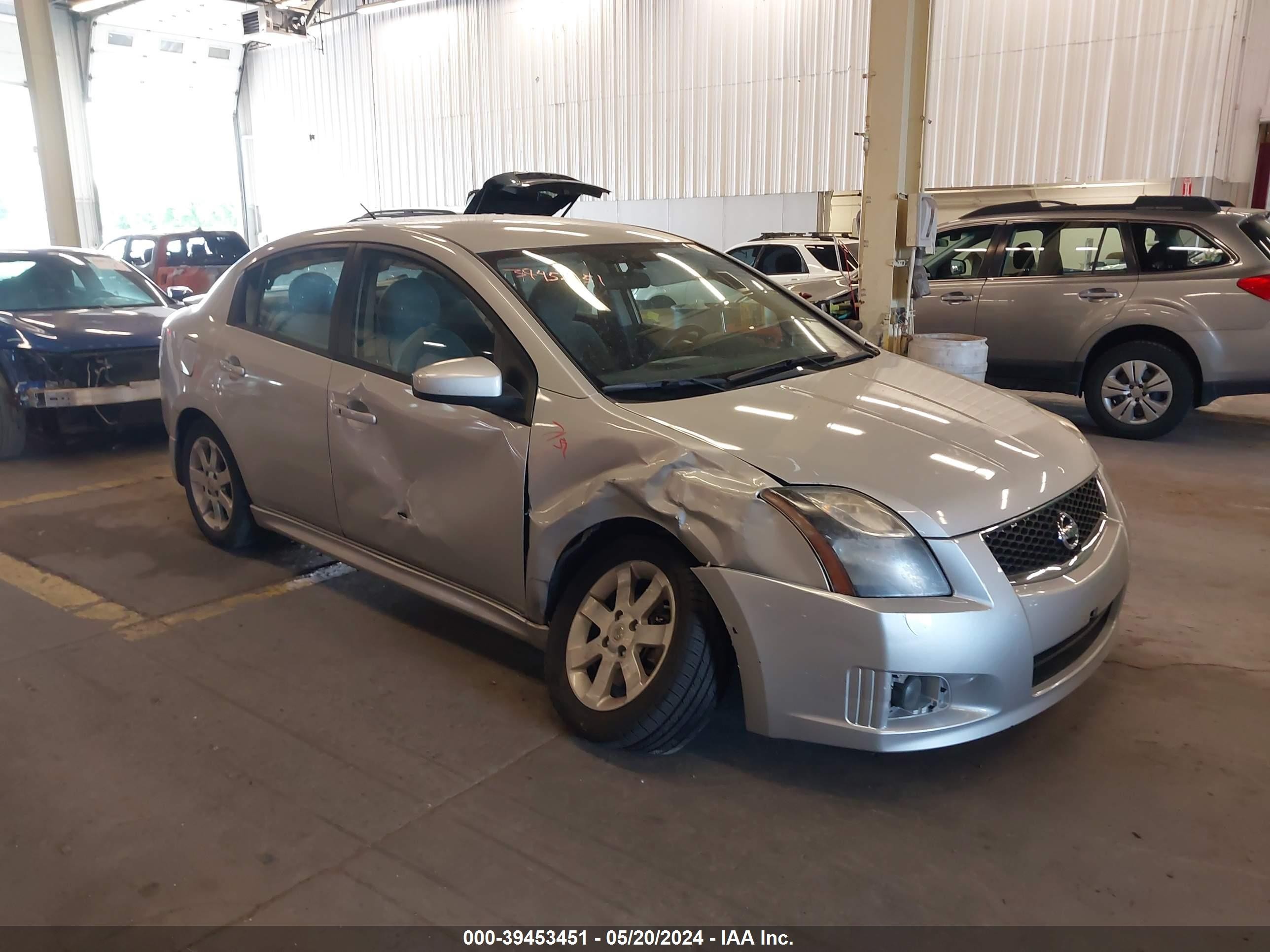 NISSAN SENTRA 2012 3n1ab6ap2cl783930