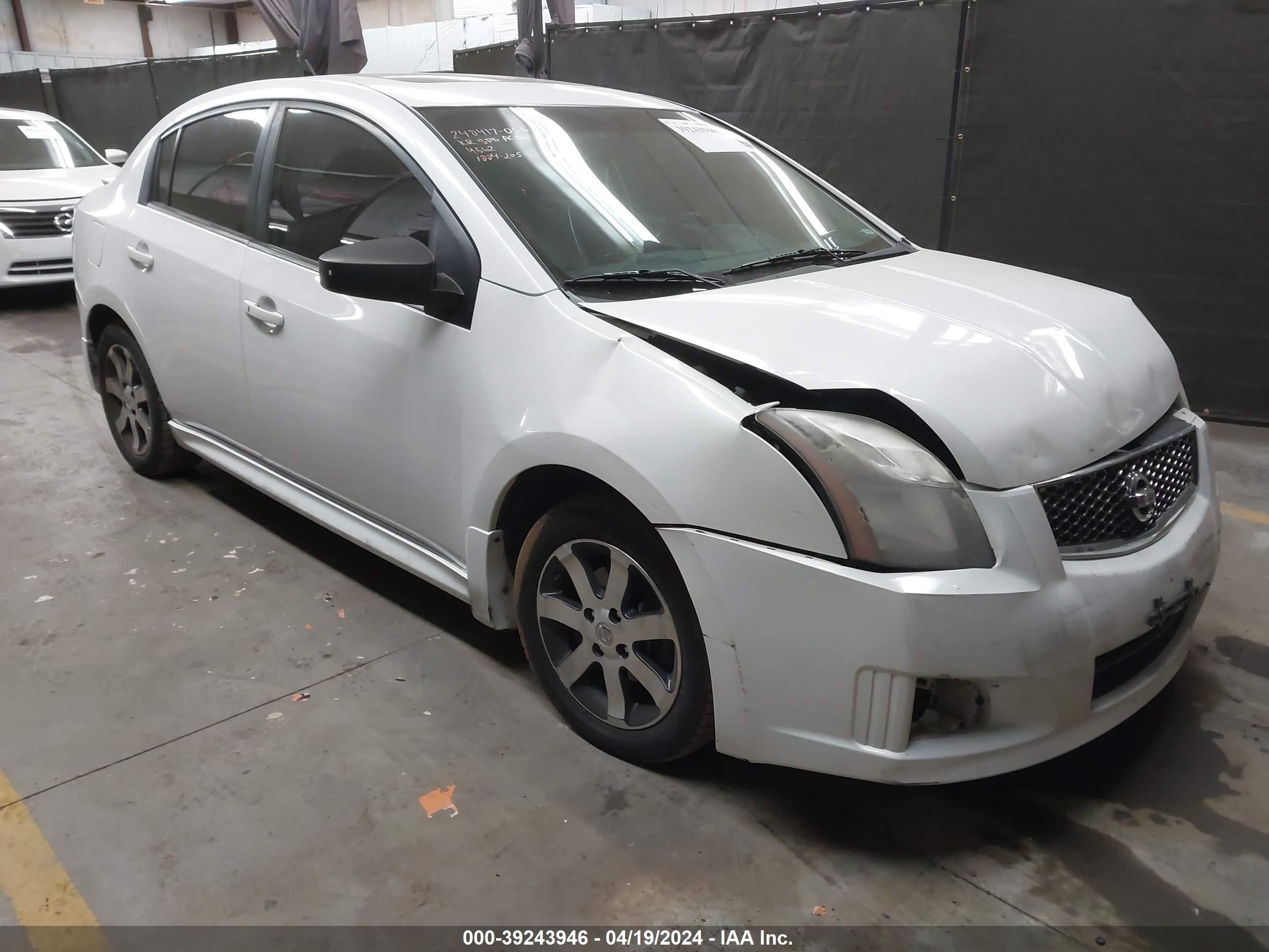 NISSAN SENTRA 2012 3n1ab6ap3cl709562