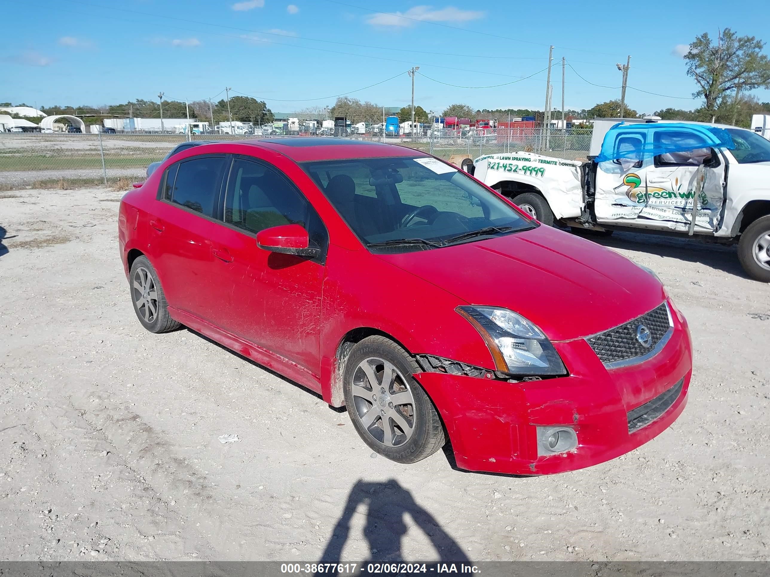 NISSAN SENTRA 2012 3n1ab6ap3cl736230