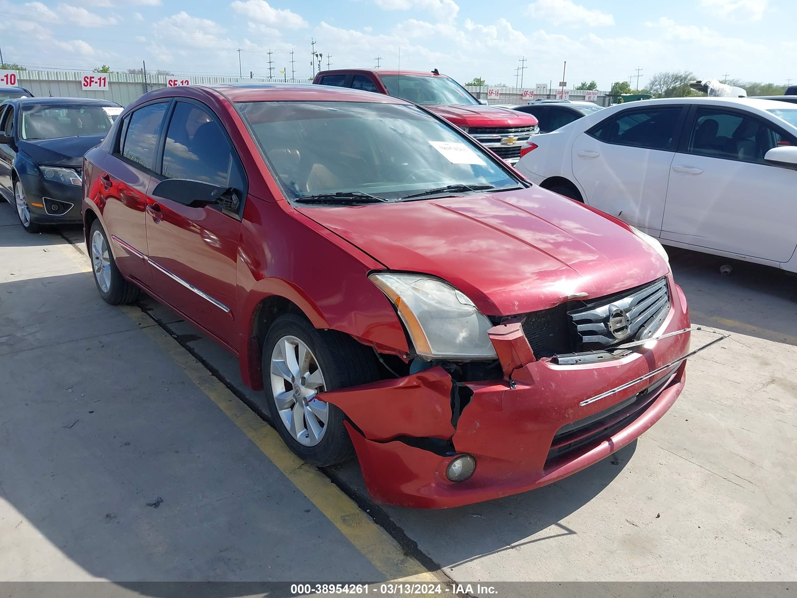 NISSAN SENTRA 2012 3n1ab6ap4cl781290