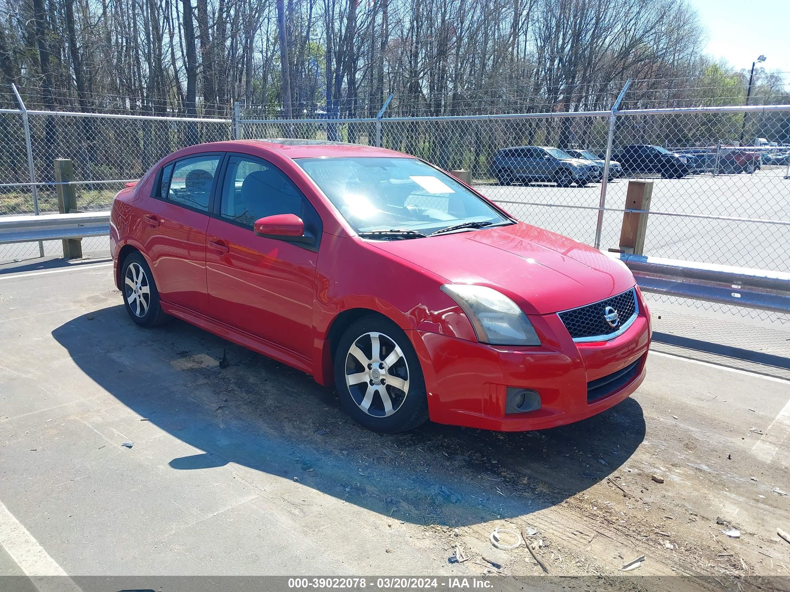 NISSAN SENTRA 2012 3n1ab6ap5cl715153