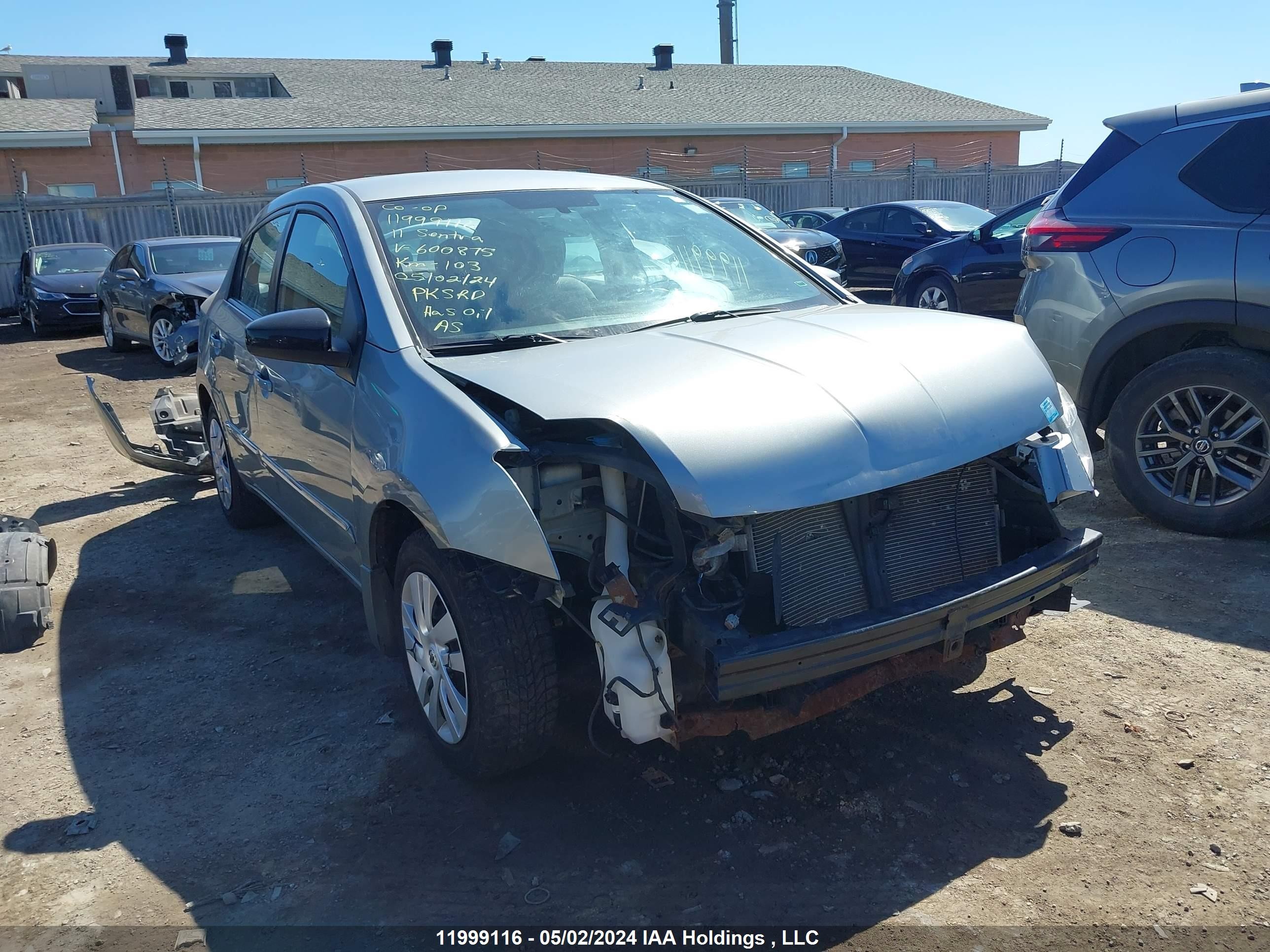 NISSAN SENTRA 2011 3n1ab6ap7bl600875